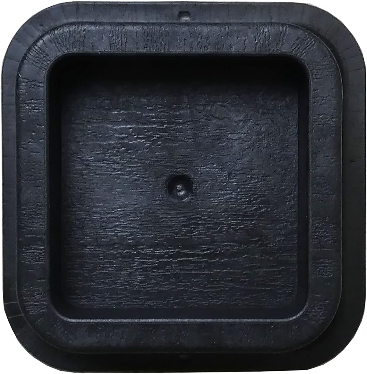 Shepherd Hardware 9523 6-Inch Molded Bed Risers, Black Finish, 4-Count