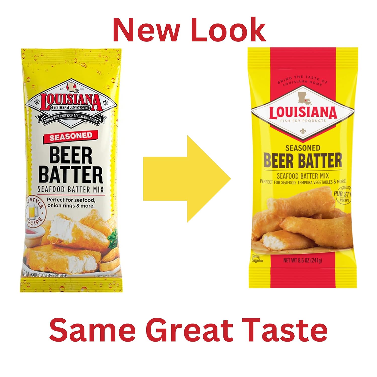 Louisiana Fish Fry Seafood Breading Variety - Pack of 4