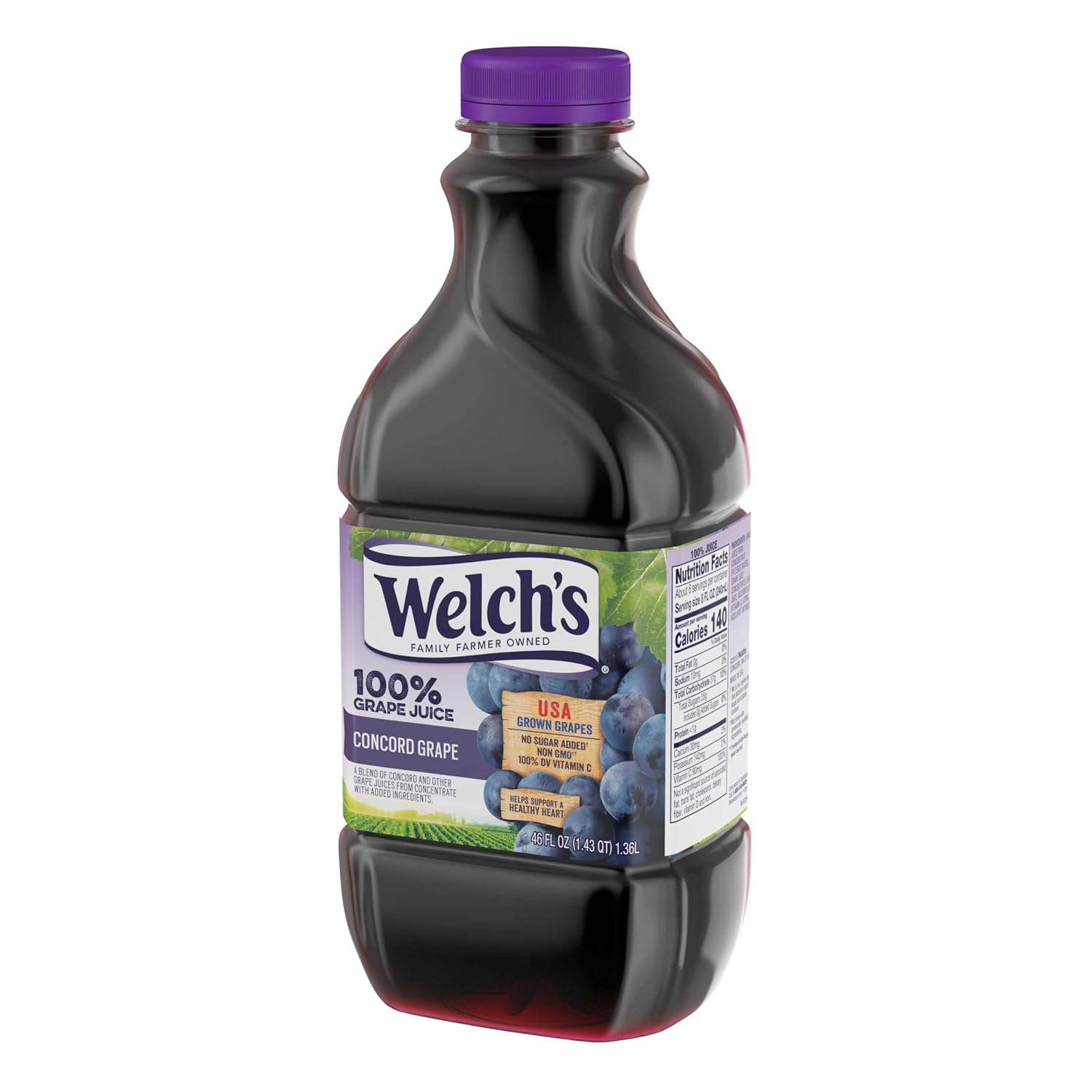 Welch's Grape Juice, 46 oz - Pk of 8