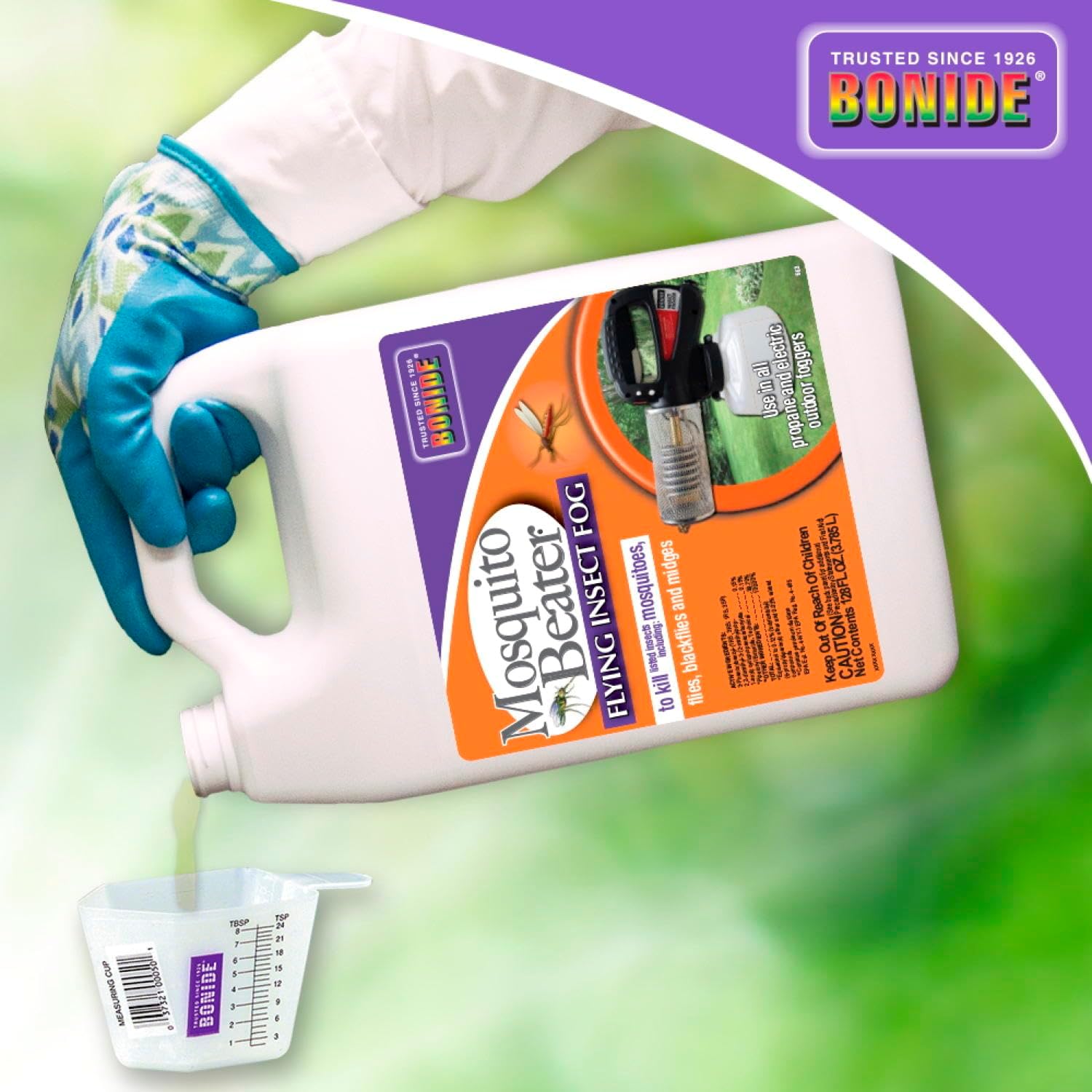 Bonide Mosquito Beater Flying Insect Fog, 32 oz Concentrate Kills Insects and Mosquitoes in Lawn and Garden
