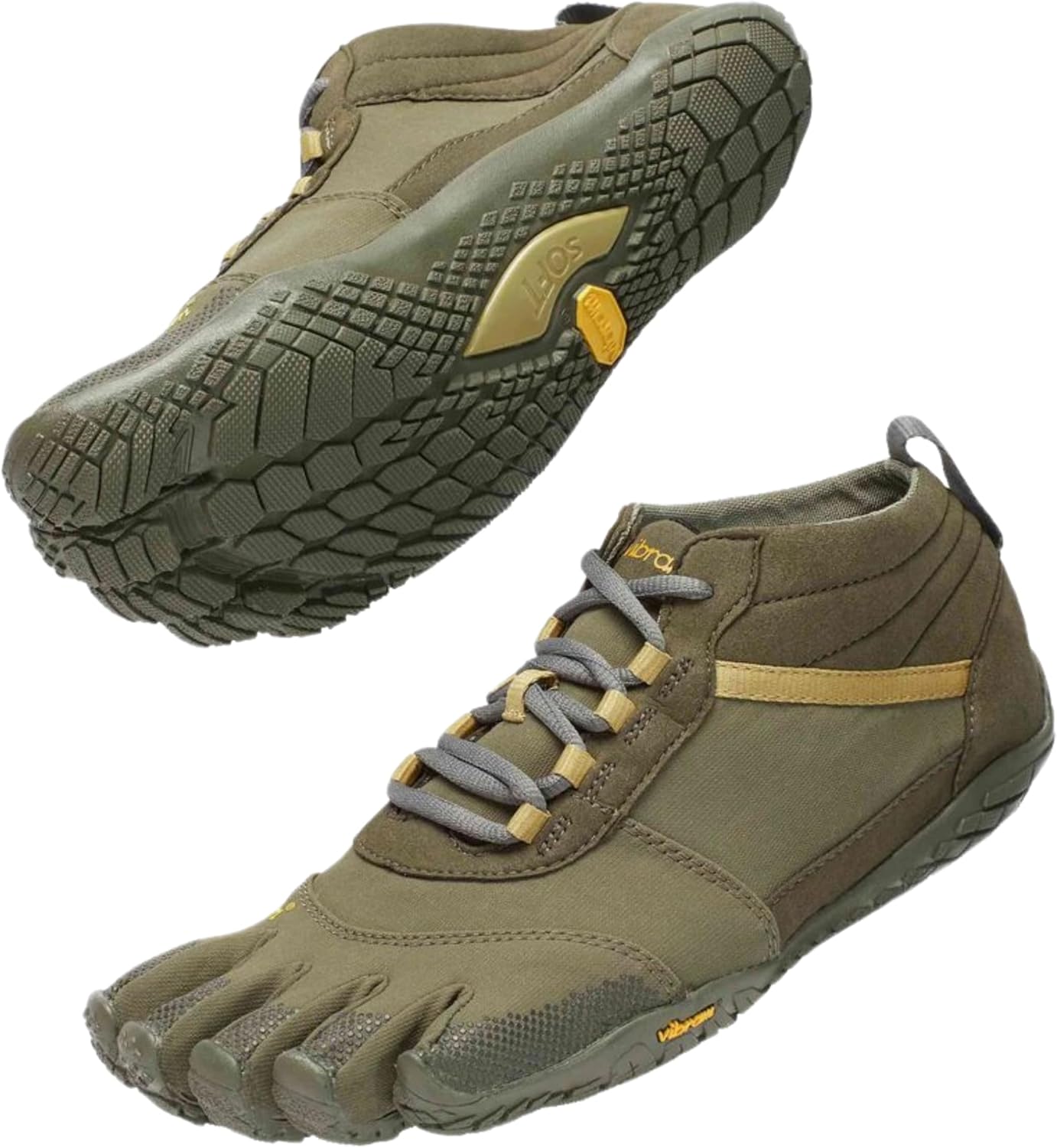 Vibram Men's FiveFingers V-Trek | Barefoot All-Terrain Outdoor Shoe for Hiking & Light Trail