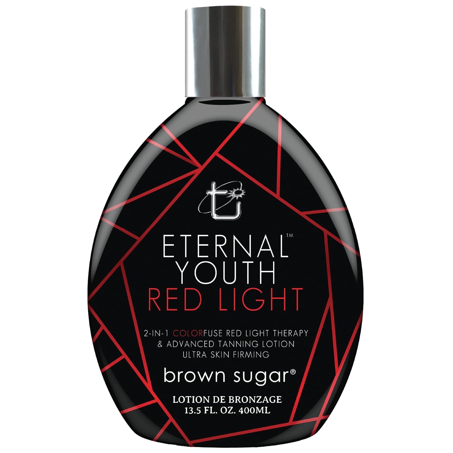 Brown Sugar Eternal Youth Red Light 2-in-1 Tanning Lotion, 13.5 Fl Oz