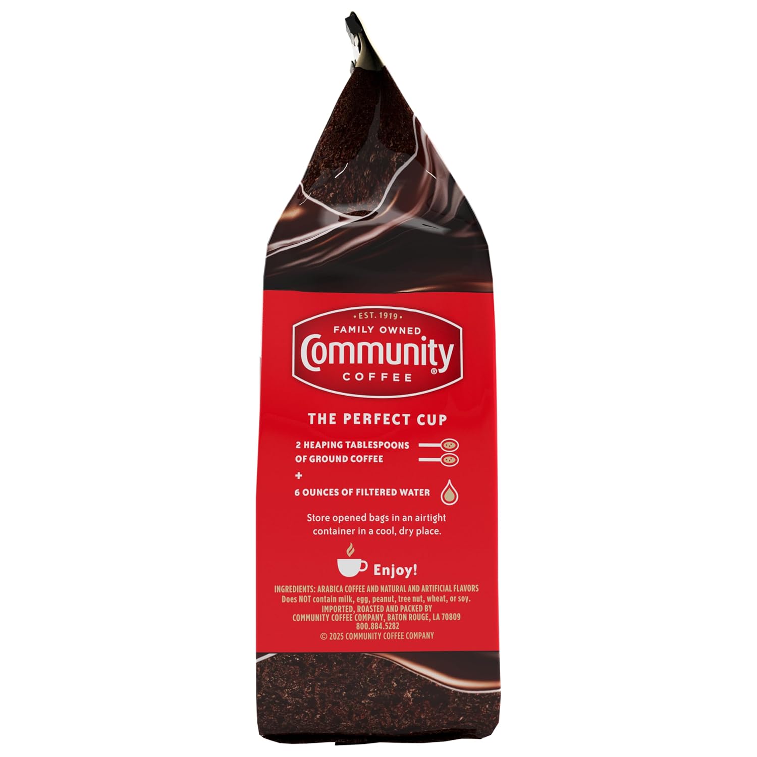 Community Coffee Caramel Cookie Butter Flavored 12 Ounces, Medium Roast Ground Coffee, 12 Ounce Bag (Pack of 1)