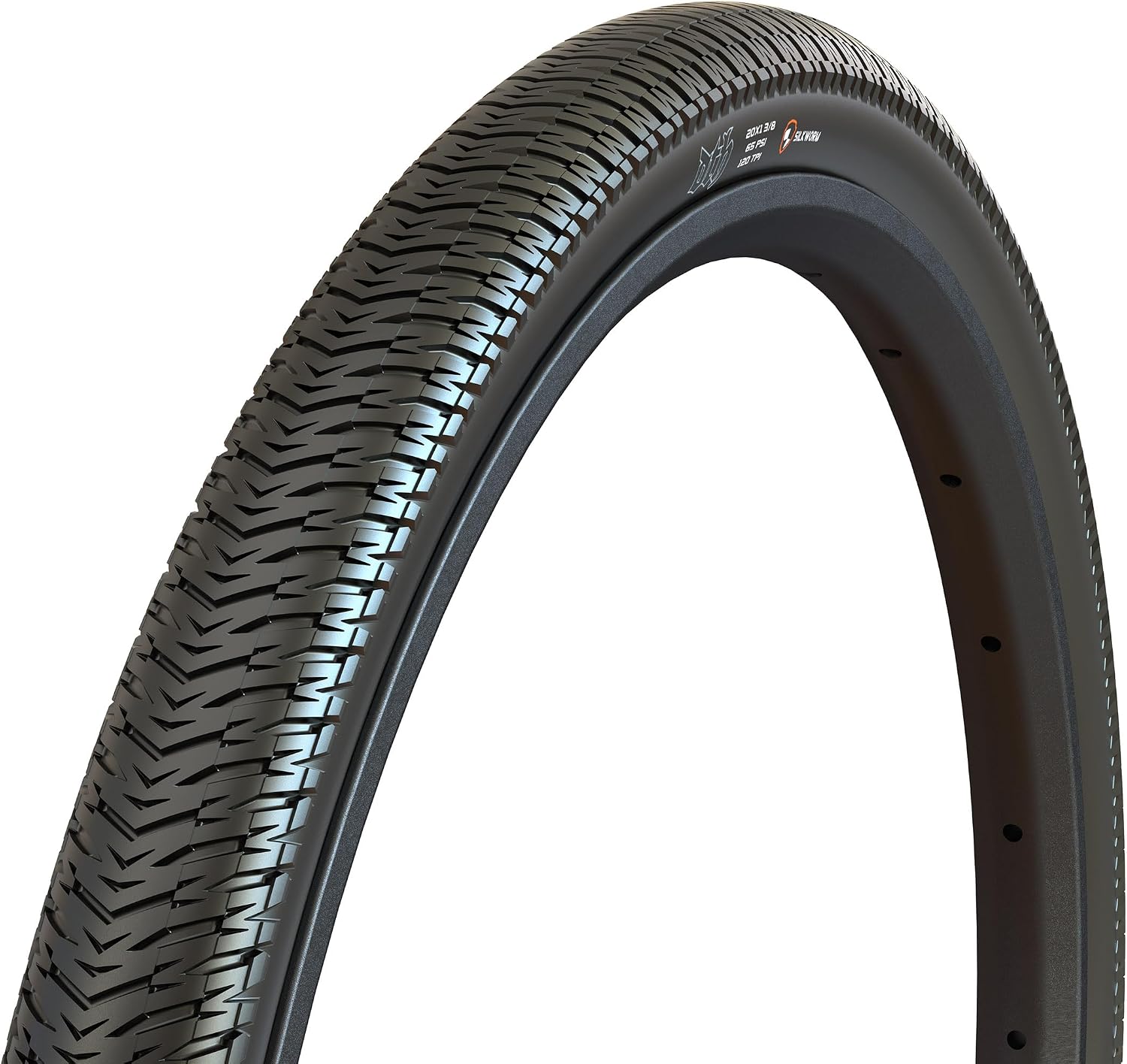 Maxxis DTH | Single Compound | Grooved Slick BMX Tire | Durable Single Compound Rubber, Low Drag Tread, BMX, Dirt Jump, Pump Track