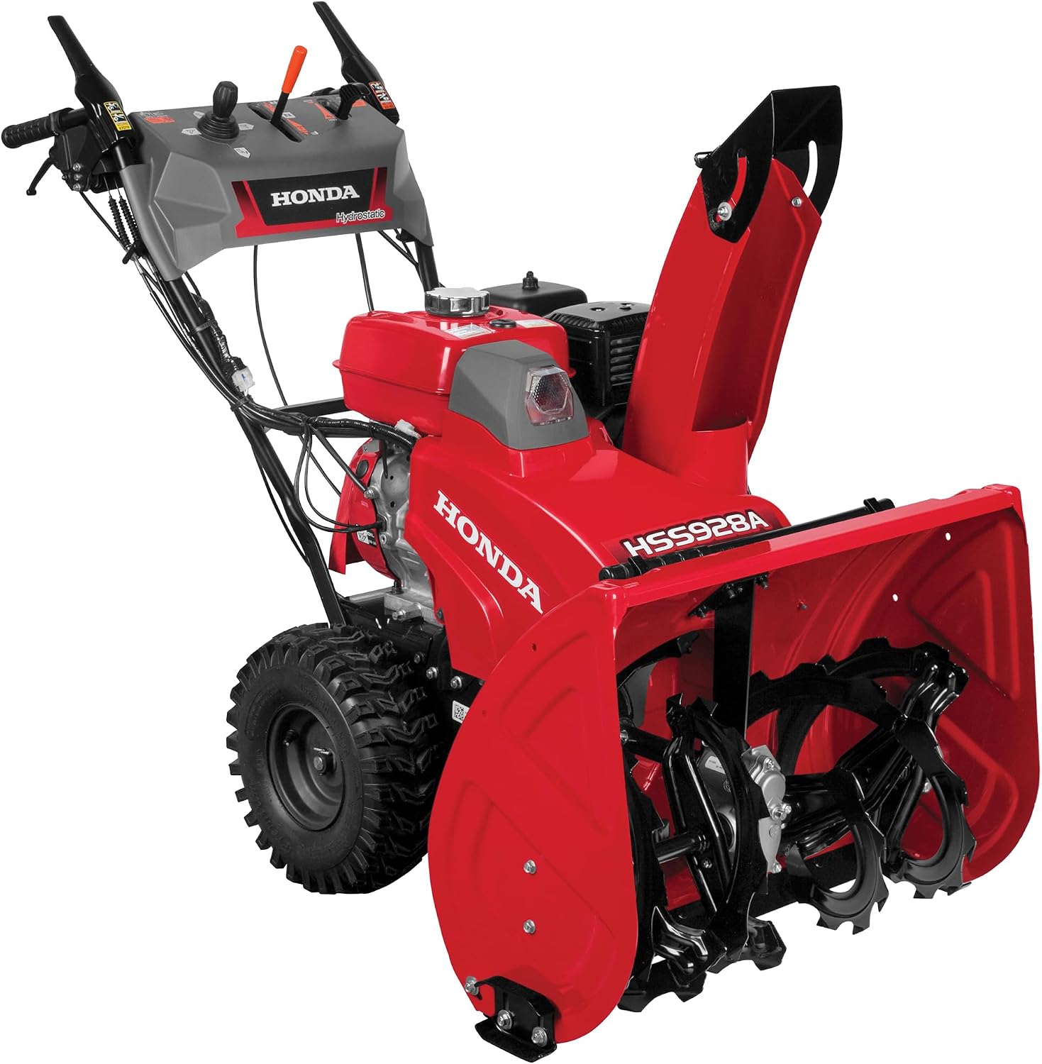 Honda HSS928 28-Inch Two Stage Snow Blower (HSS928AAW) | Pneumatic Sure-Grip Tires, Clears Up to 1900 Pounds per Minute with 52-Foot Max Throwing Distance, Self-Propelled