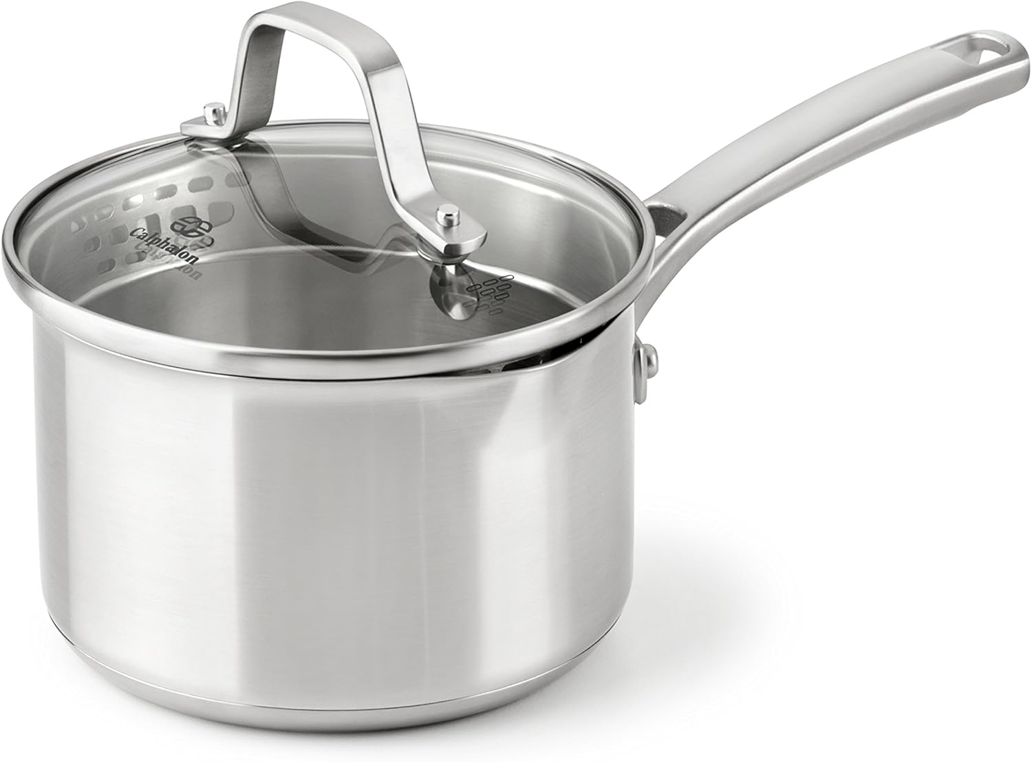 Calphalon Classic Stainless Steel Cookware Saute Pan, 3 Quart, Silver,2095189
