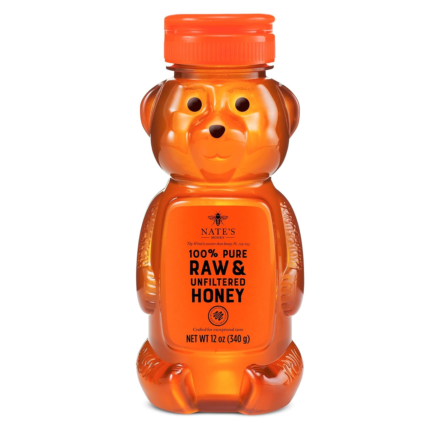 Nate's Honey - 12oz. Honey Bear Bottle
