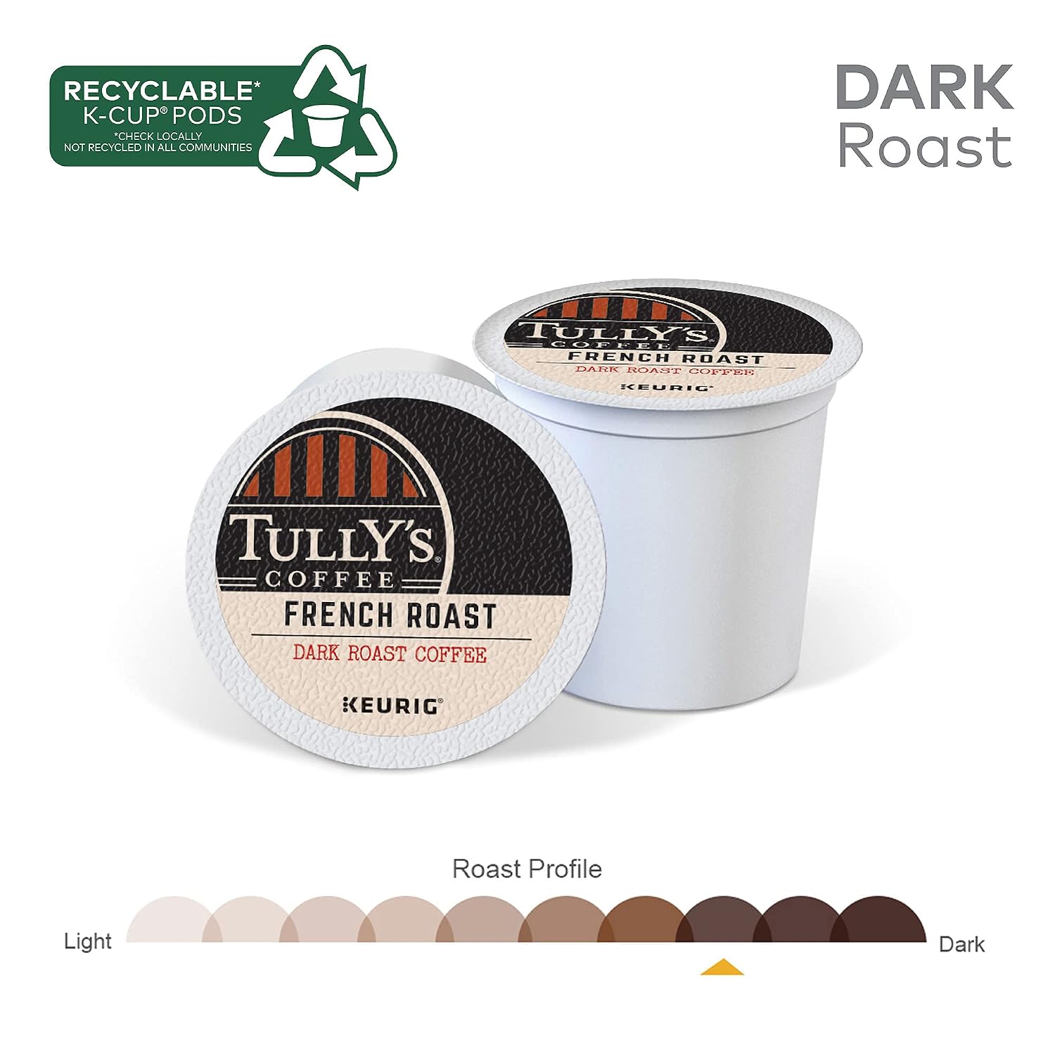Tully's Coffee Hawaiian Blend Keurig Single-Serve K-Cup Pods, Medium Roast Coffee, 96 Count