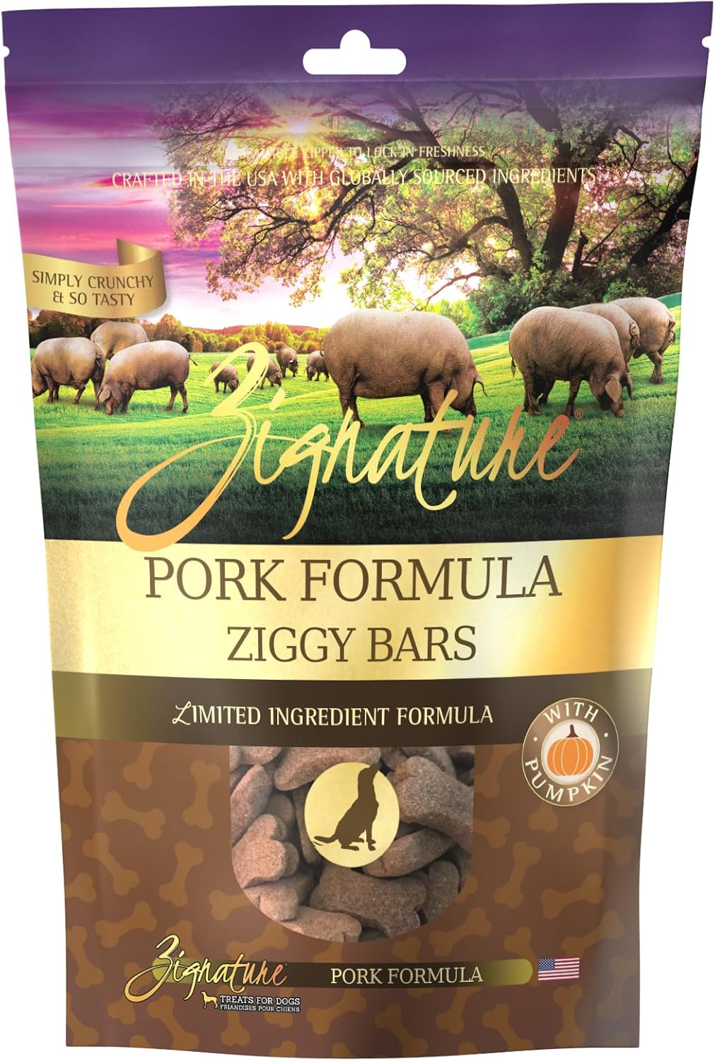 Zignature Duck Limited Ingredient Formula Biscuit Dog Treat 12oz