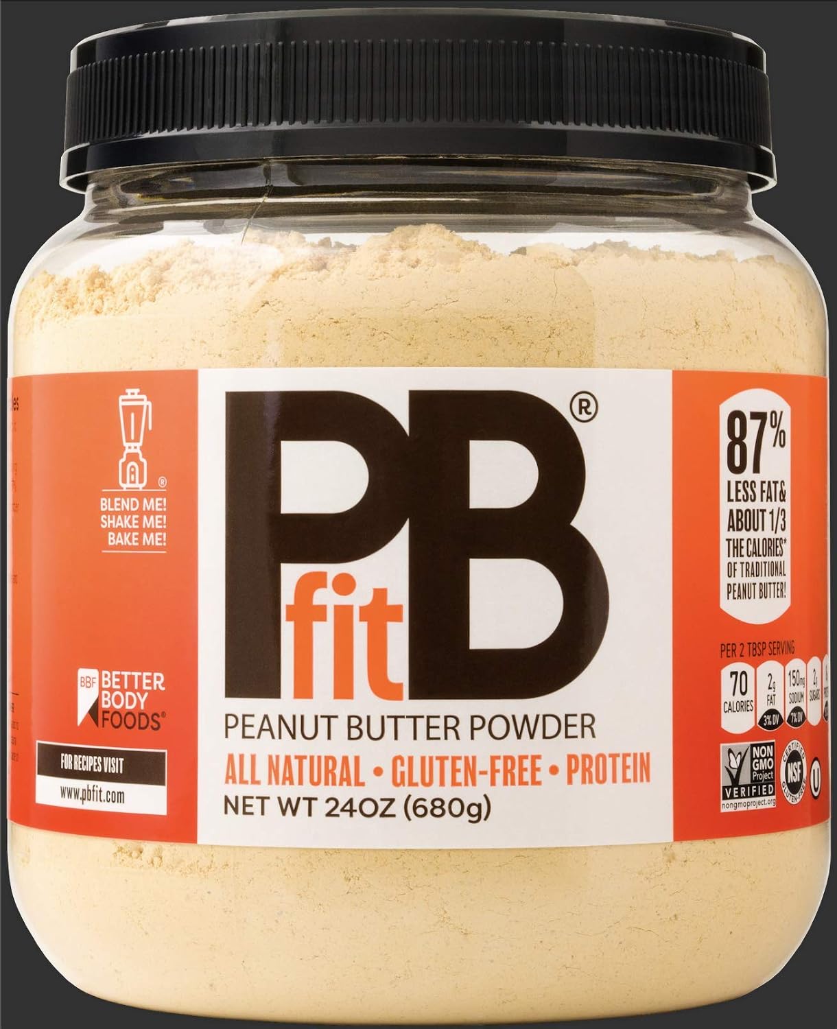 PBFIT, Peanut Butter Powder, 24 oz. (3 Count)