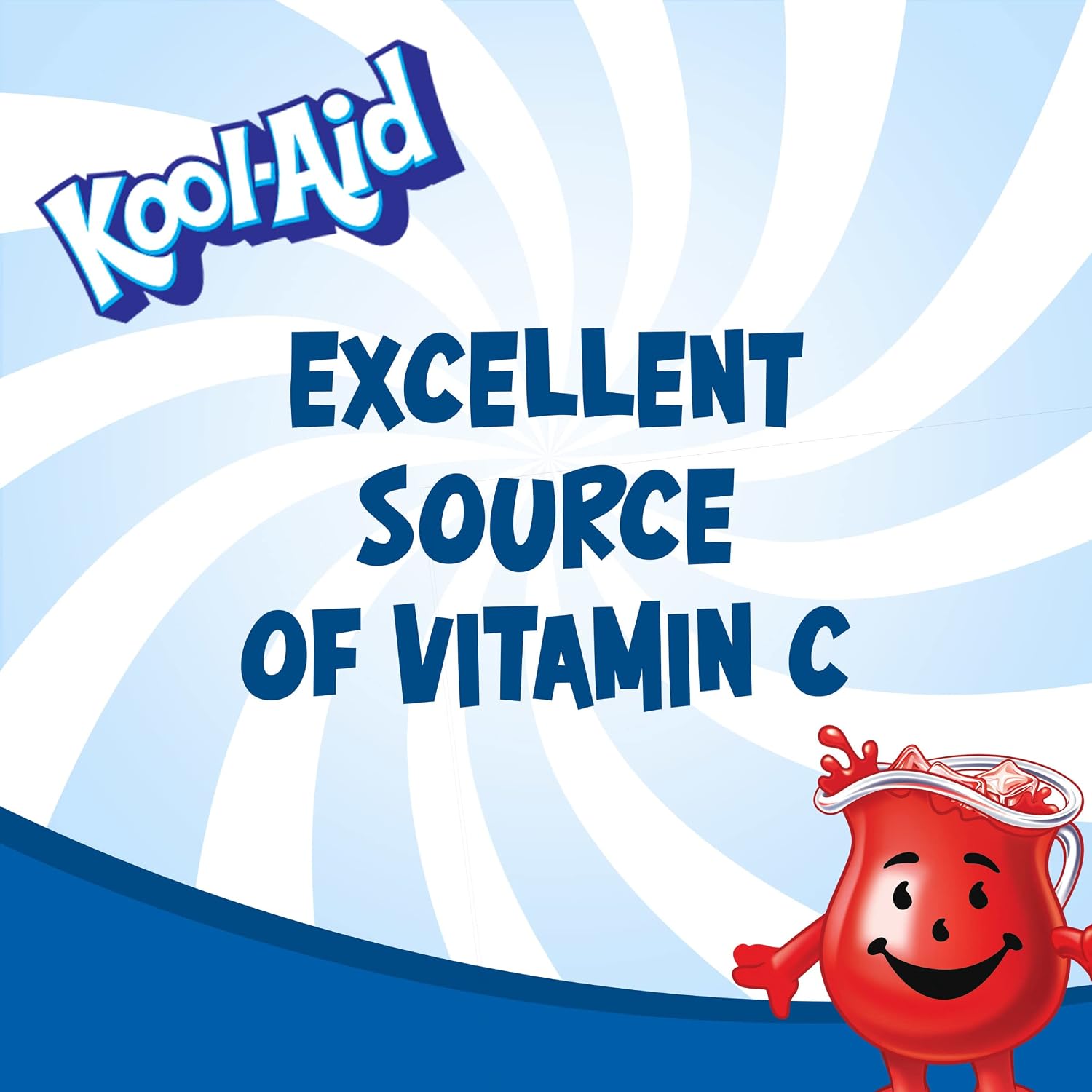 Kool-Aid Drink Mix, Tropical Punch, 19 oz | for Flavorful Hydration and Shareable Refreshment Good Source of Vitamin C, Caffeine Free Gluten Free