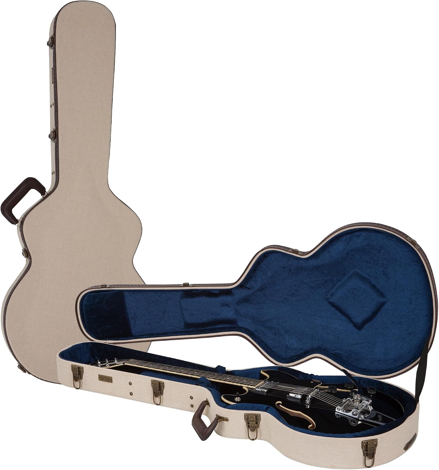 Gator Cases Journeyman Series Deluxe Wood Case for Resonator Style Acoustic Guitars (GW-JW RESO)