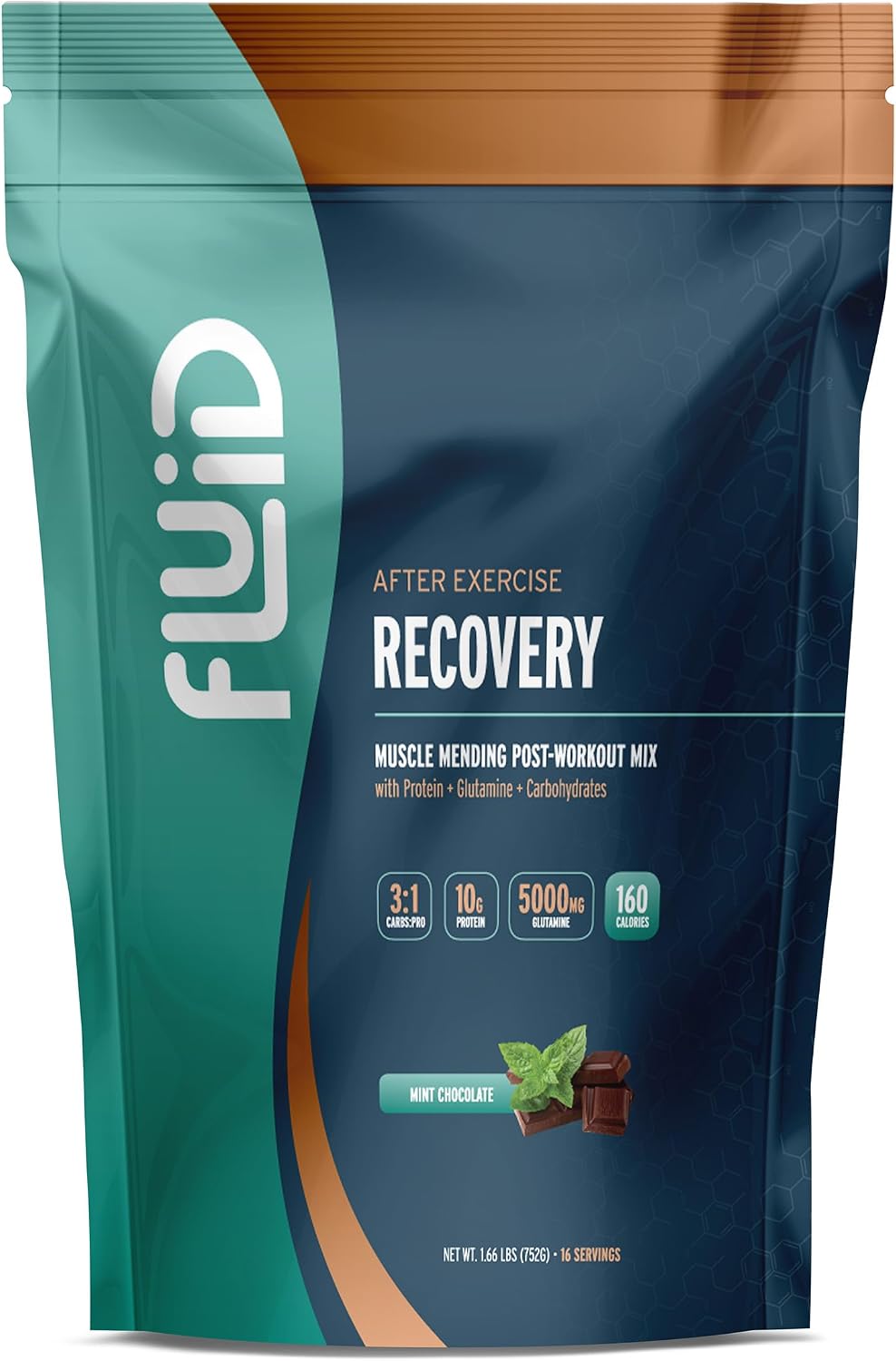 Fluid Recovery, Post-Workout Drink Mix, Whey Isolate Protein, L-Glutamine, Carbs, All Natural Ingredients, Gluten-Free, Lactose-Free (Tropical Fruit)