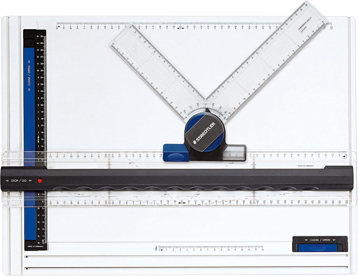 STAEDTLER Portable Drawing Board: 16 x 12 inches, Variomatic Drafting Head - Break-Resistant Plastic & Non-slip Feet - For Students, Professionals