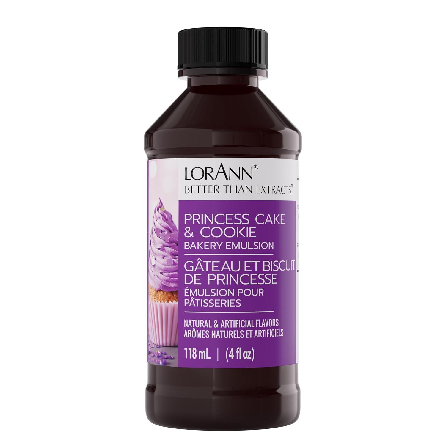 LorAnn Oils Peppermint Bakery Emulsion: True Essence, Ideal for Boosting Fruit Tones in Cakes, Cookies & Desserts, Gluten-Free, Keto-Friendly, Extract Substitute Essential for Your Kitchen, 16 Oz