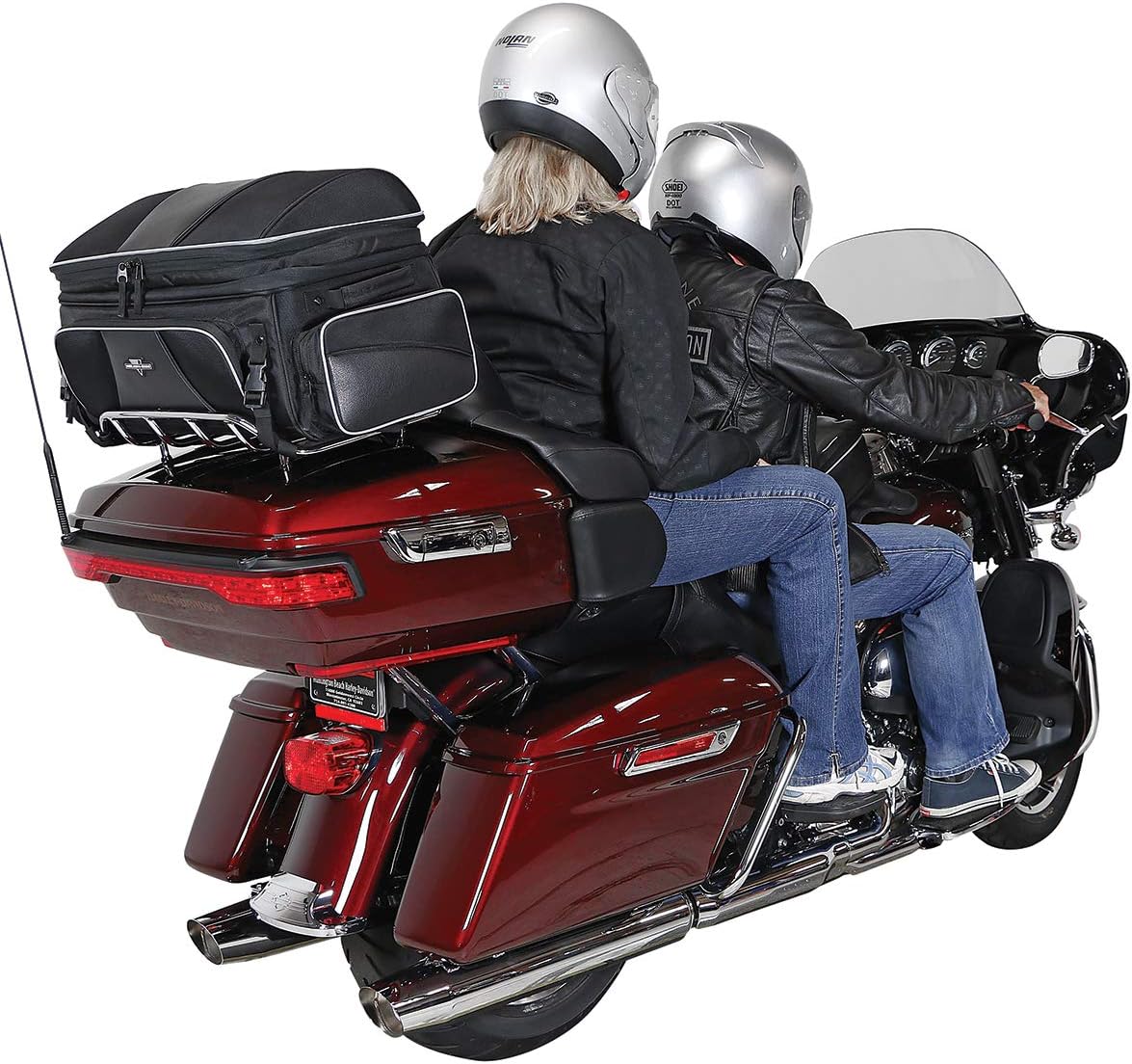 Nelson Rigg NR-300 Route 1 Traveler Tour Trunk Bag, Black Harley Davidson Ultra, Indian Roadmaster, Honda Gold Wing