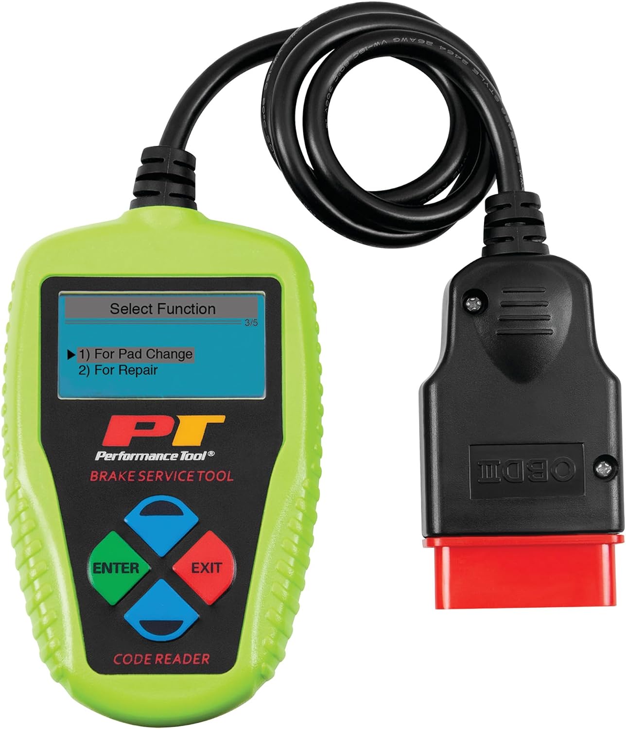 Performance Tool W3000 Automotive Electronic Parking Brake Tool | Reads diagnostic codes. Opens and closes calipers. Bleeds brakes. Works on VW, Audi