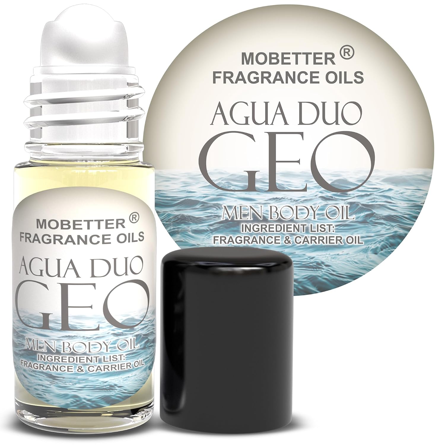 MOBETTER FRAGRANCE OILS Agua Duo Geo Men Fragrance Body Oil