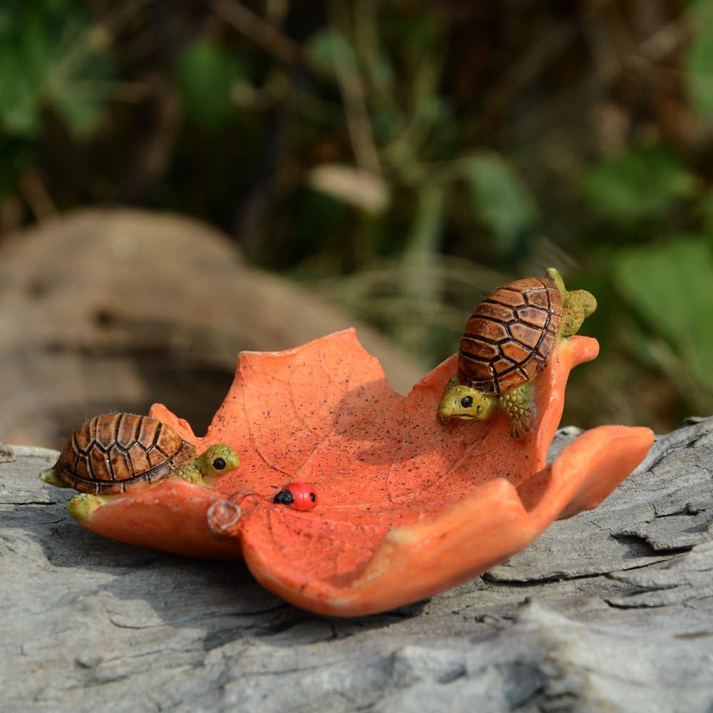 Top Collection Miniature Fairy Garden and Terrarium Statue, Mini Dragon, Green