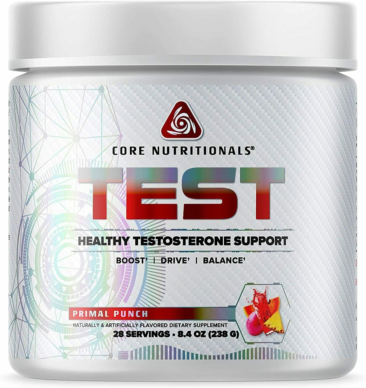 Core Nutritionals Test Testosterone Support, Black Lightning, 28 Servings