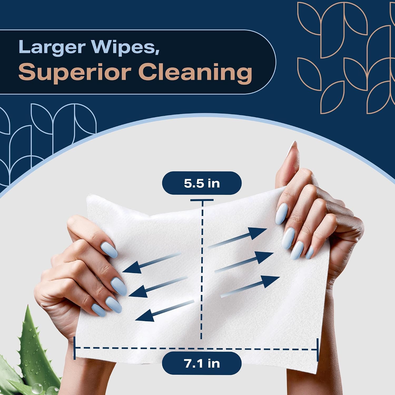 CPAP Mask Wipes (320 Count) + 8 Travel - Premium Large and Moist Cleaning Wipes for Mask | Cleaner, Unscented, CPAP Cleaning Supplies