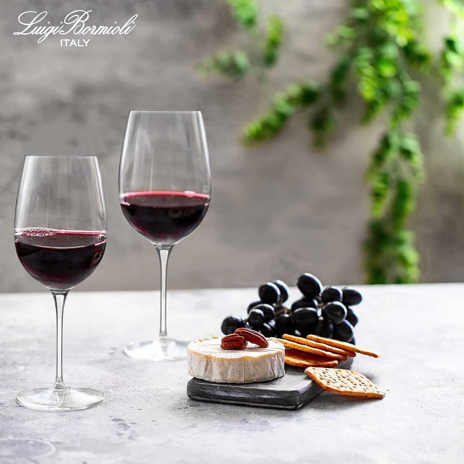 Luigi Bormioli Crescendo Bourgogne Wine Glasses - Clear, Set of 4