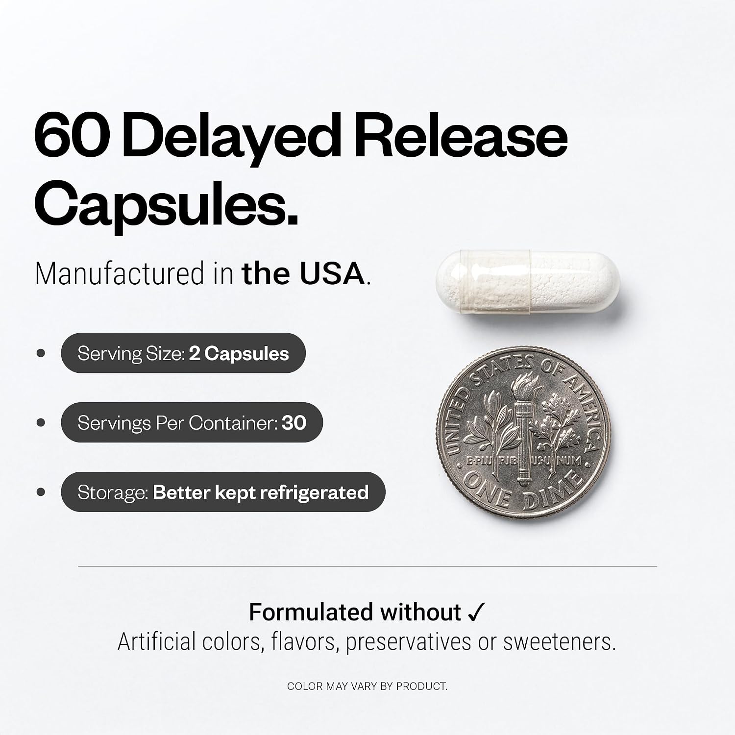 Supersmart - Lactobacillus Reuteri 5 Billion CFU per Day - Probiotic Supplement | Non-GMO & Gluten Free - 60 DR Capsules | 5 billion UFC per day