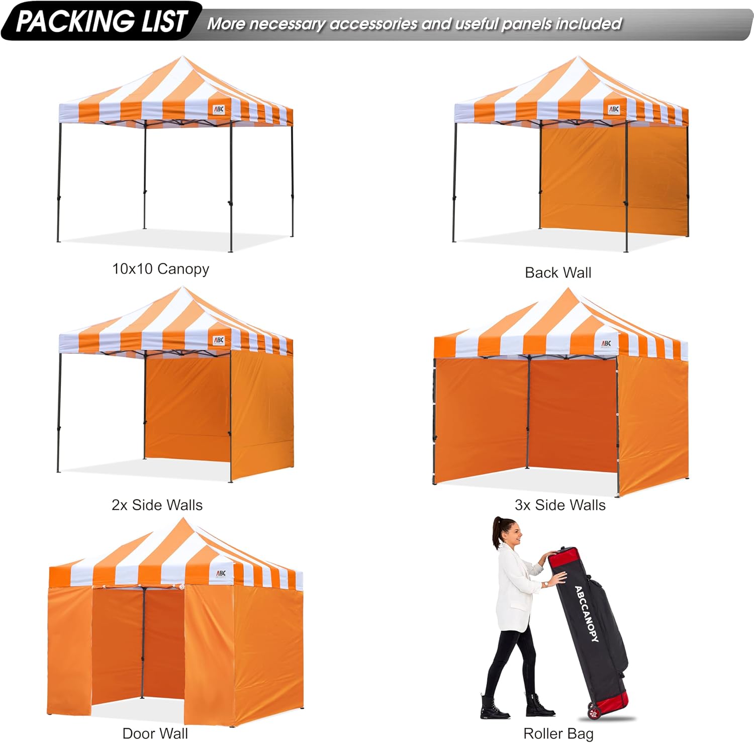ABCCANOPY Heavy Duty Easy Pop up Canopy Tent with Sidewalls 10x20, Turquoise