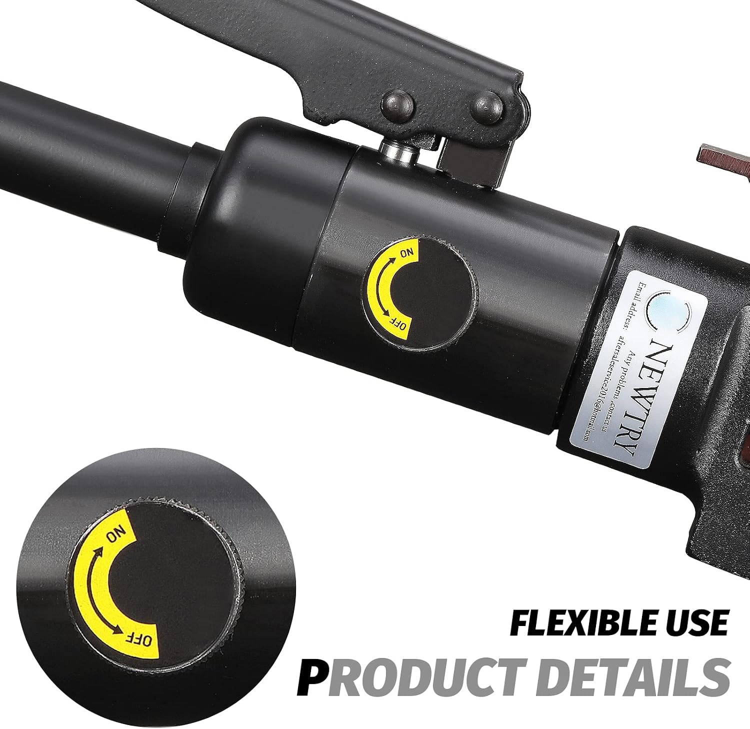 NEWTRY dia 32mm(1.26inch) Hydraulic Cable Rebar ACSR Cutter Heavy Duty 60KN Cutting Tool for Steel Wire Rope/Steel Strand/lron chain | Wire Cable