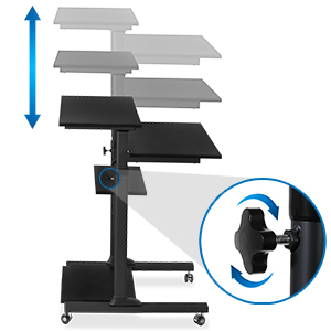 Mount-It! Mobile Standing Desk