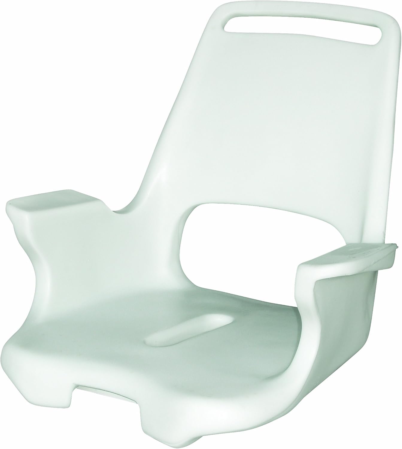 Wise 8WD1007-1-710 Captains Chair Shell Only, White
