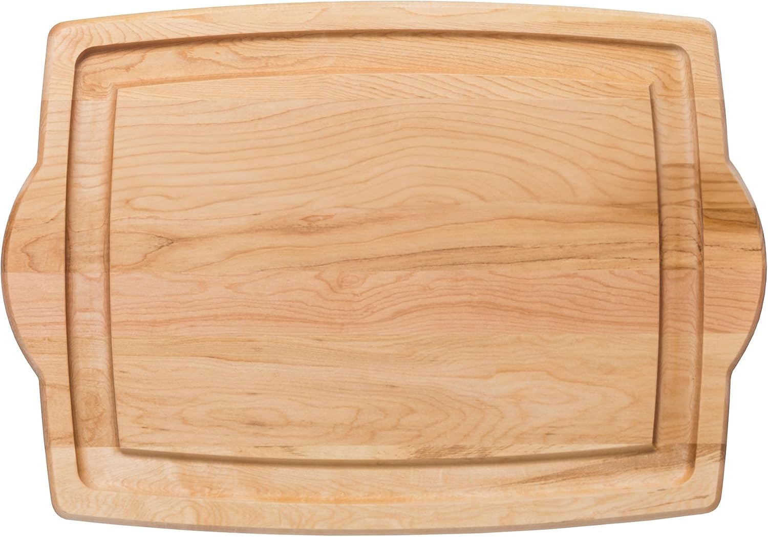 J.K. Adams Farmhouse Carving Board w/ Juice Groove, 14" x 20" | Maple Wood Kitchen Cutting Board for Food Prep and Chopping