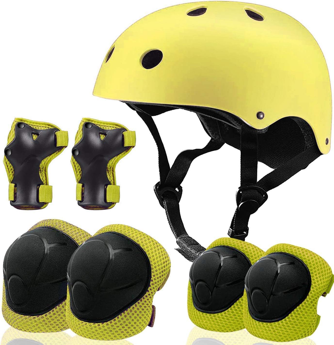 Color Gradient Adjustable Kids Bike Helmet Toddler Helmets for 3-5-8-14 Years Kids Girls Boys Youth Bicycle Helmet for Scooter Balance Bike Roller