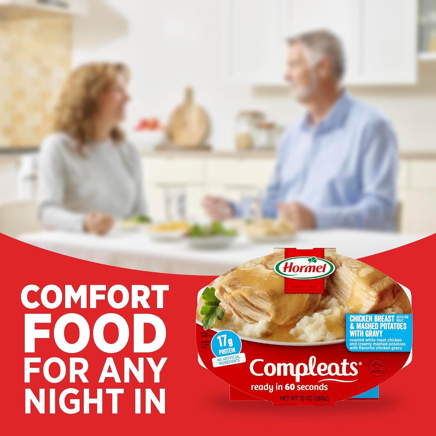 HORMEL COMPLEATS Turkey & Dressing Microwave Tray, 10 oz. (6 Pack)