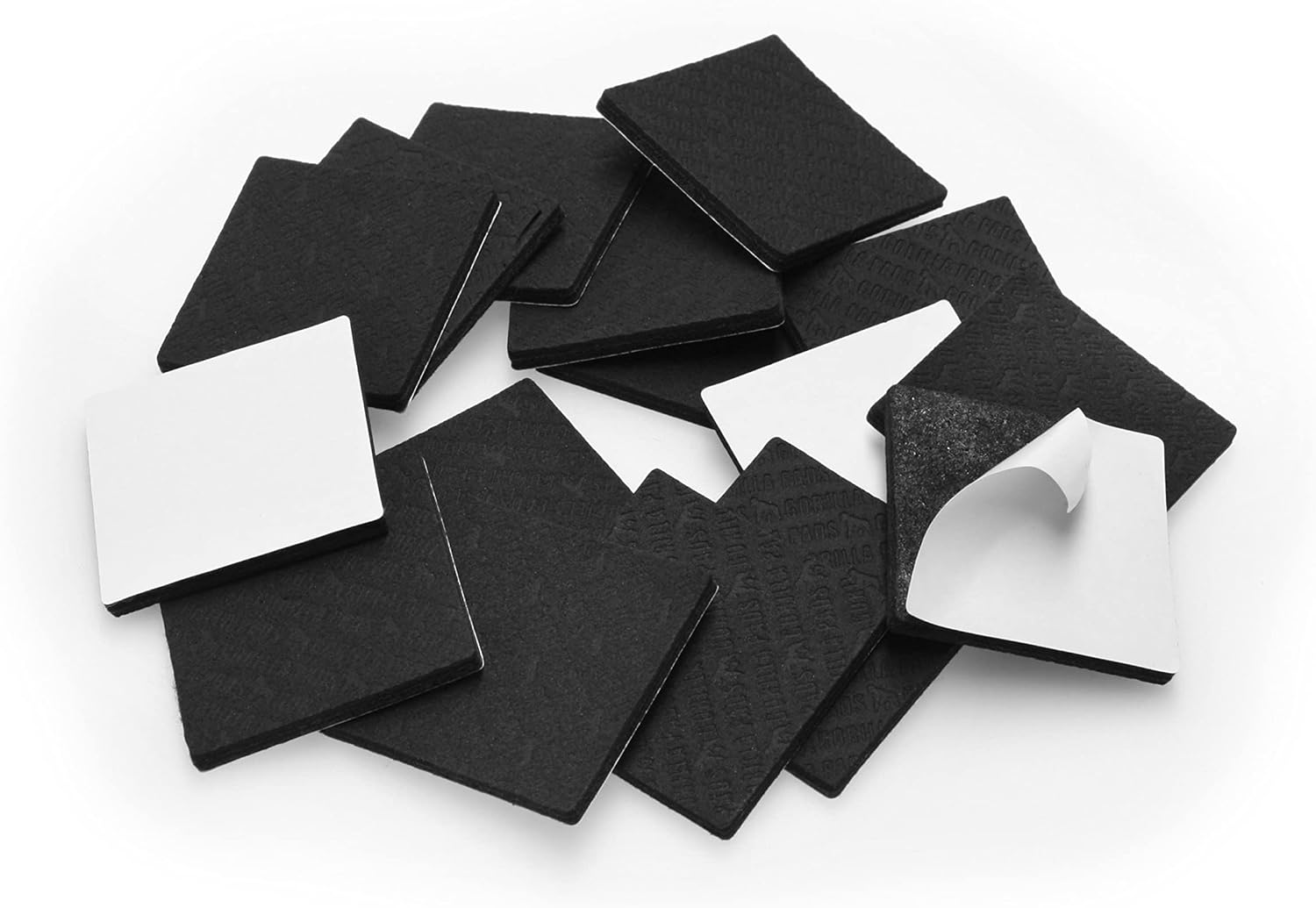 Slipstick GorillaPads CB149 Non-Slip Furniture Pads/Rubber Grippers (Set of 8) Self-Adhesive Furniture Feet Floor Protectors, 1-1/2 inch Round, Black