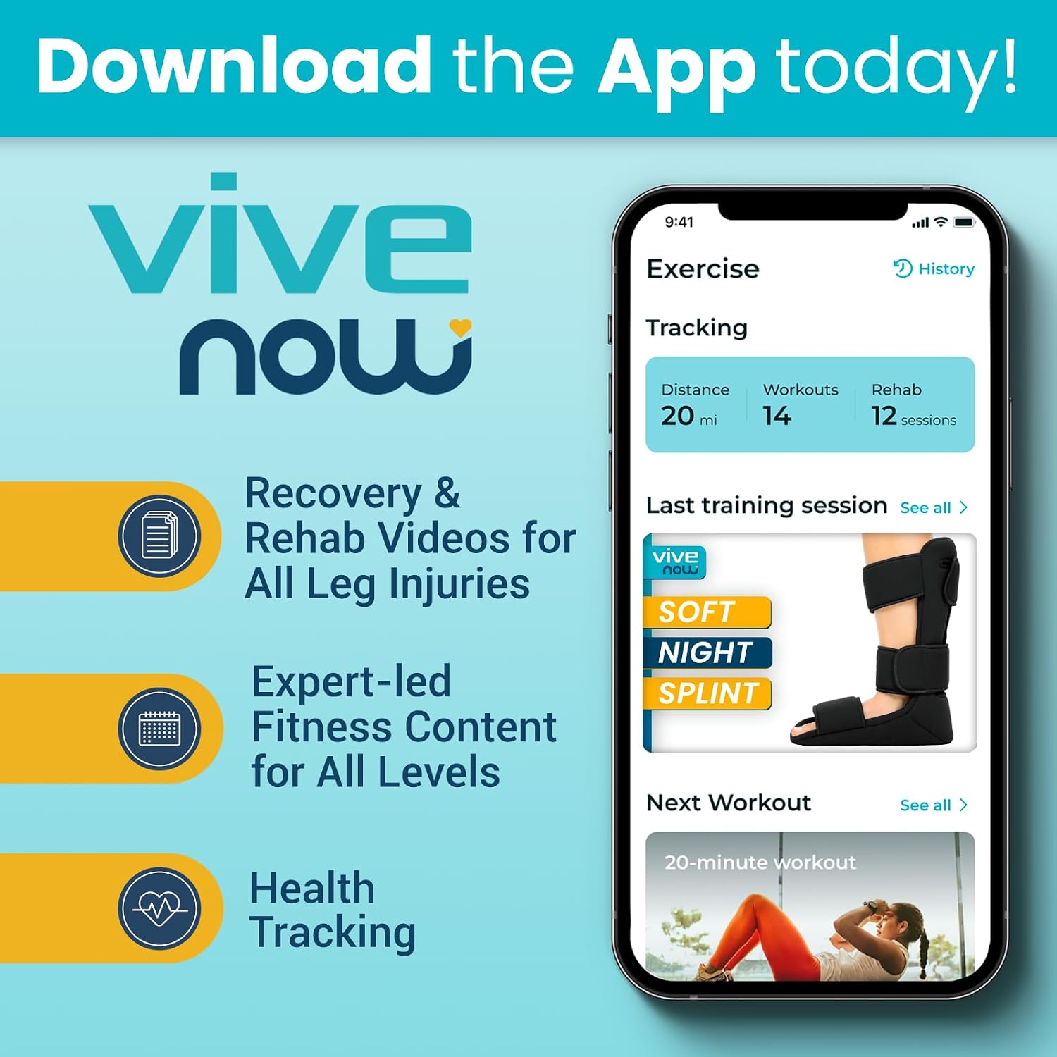 Vive Plantar Fasciitis Night Splint Plus Trigger Point Stretch Wedges | Soft Leg Brace Support, Orthopedic Sleeping Immobilizer Stretch Boot (Large: Men's: 8.5-11, Women's: 10-12)