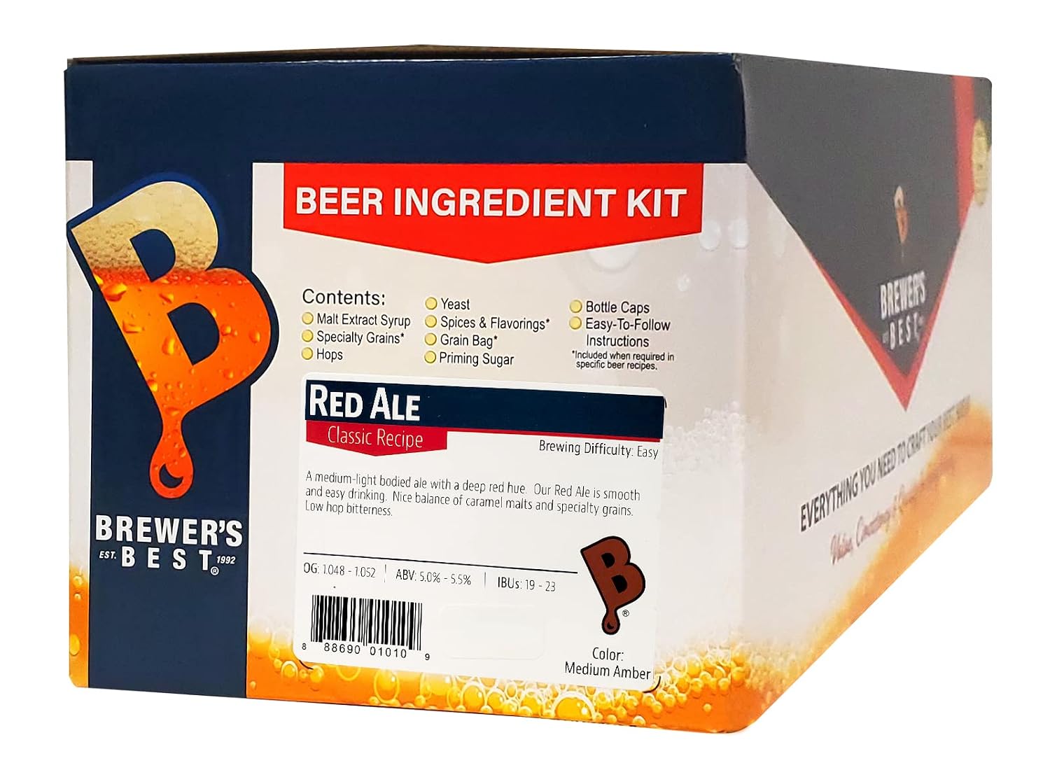 Red Ale Homebrew Beer Ingredient Kit by Brewer's Best