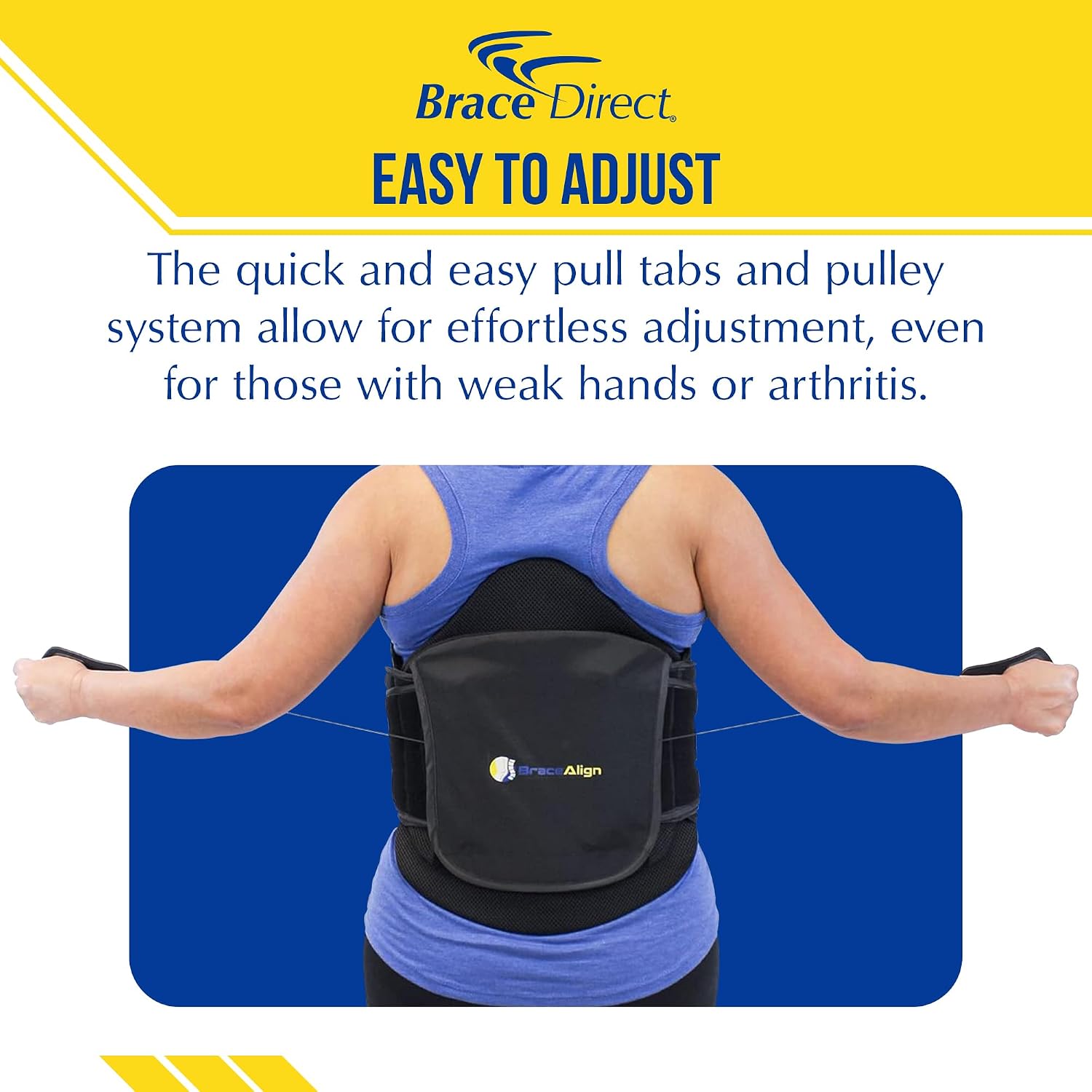 VertebrAlign LSO, Lumbar Back Brace, Herniated Disc, L0650 | Adjustable lumbar support brace eases bulging disc, sciatica, spinal stenosis & post-op back pain. Men & women. L0631, L0648