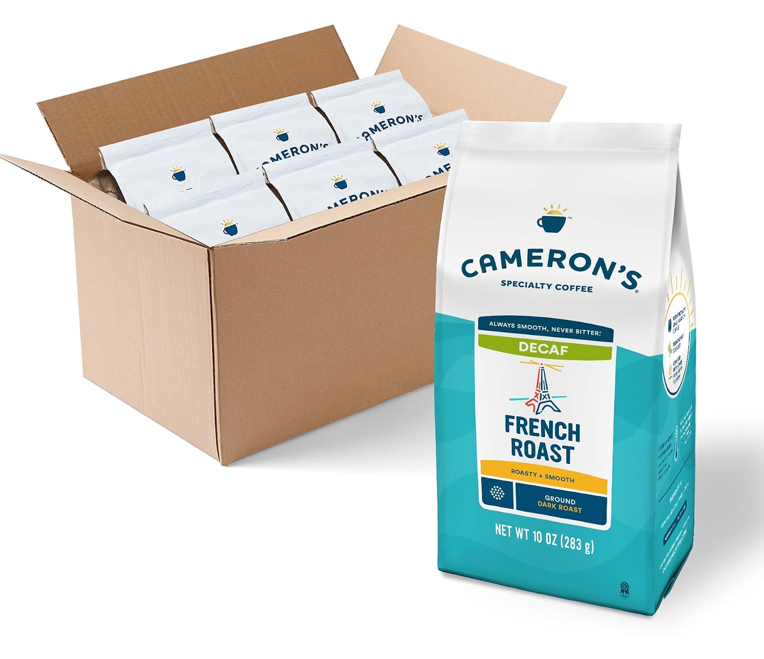 Cameron's Coffee Roasted Ground Coffee Bag, Flavored, Vanilla Hazelnut, 32 Ounce