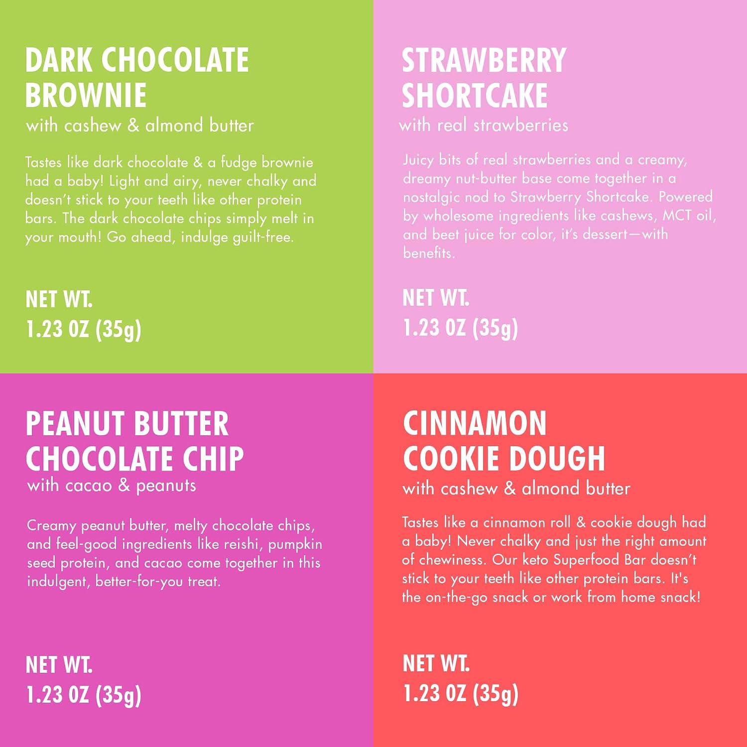 B.T.R Nation - Superfood Protein Bar Dark Chocolate - Vegan - 12 Bars