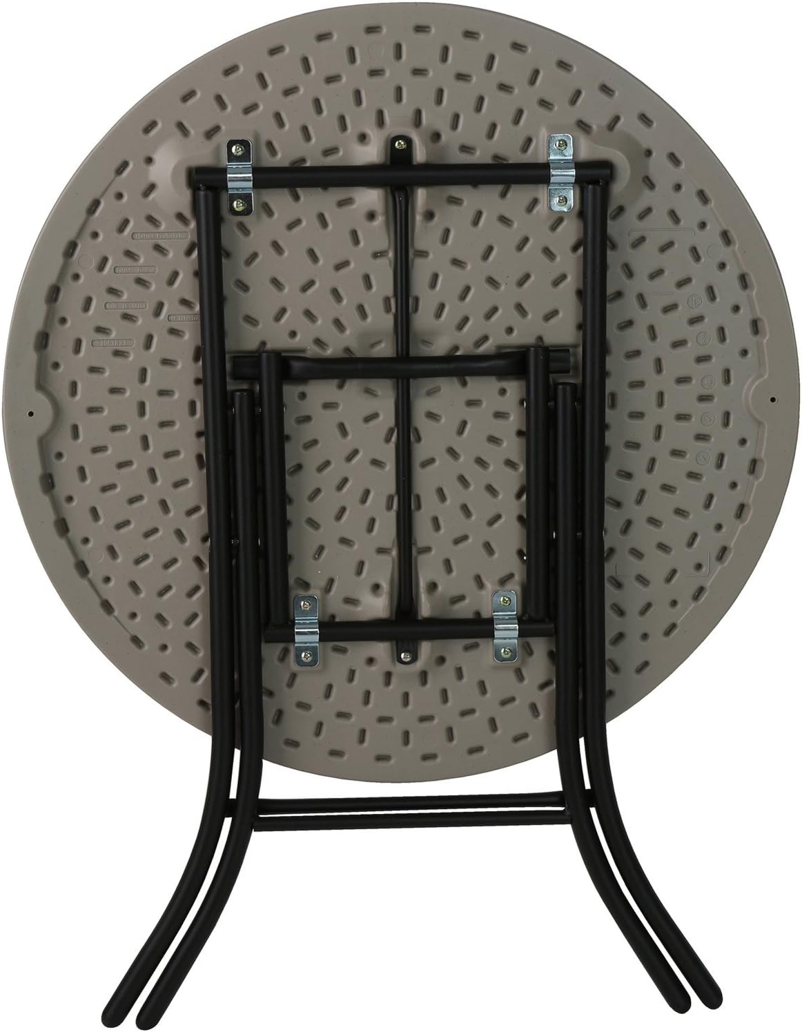 LIFETIME 80230 Folding Round Table, 29" x 36"/33"