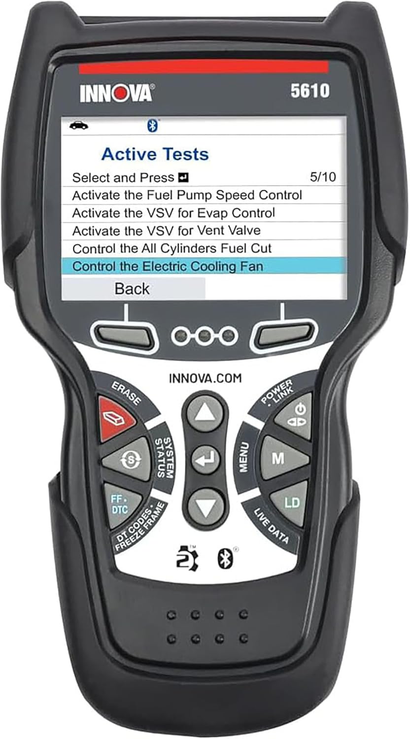Innova 5610 OBD2 Bidirectional Scan Tool - Understand Your Vehicle, Pinpoint What's Wrong, and Complete Your Repairs with Less Headache