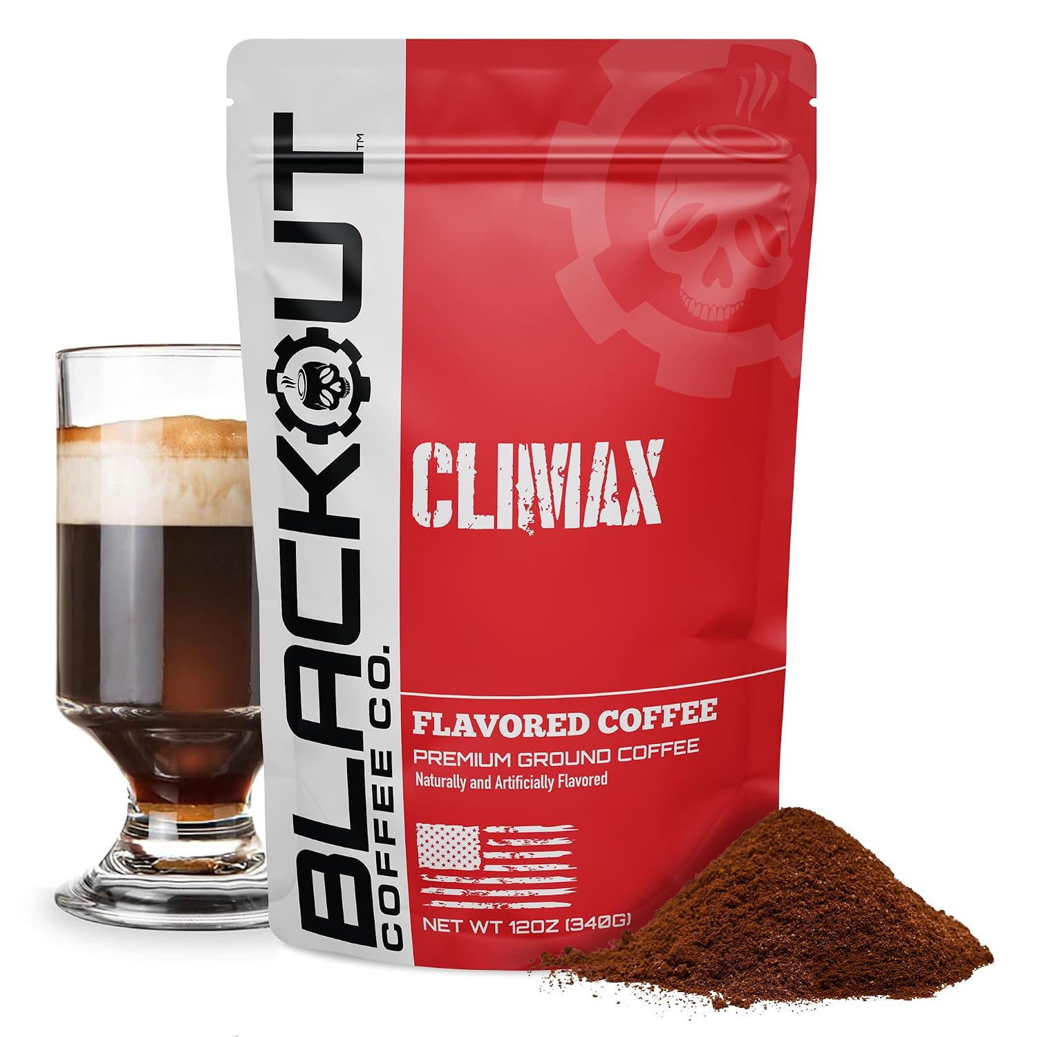 Blackout Coffee Blueberry Crumble Ground Coffee, Medium Roast, 12 oz