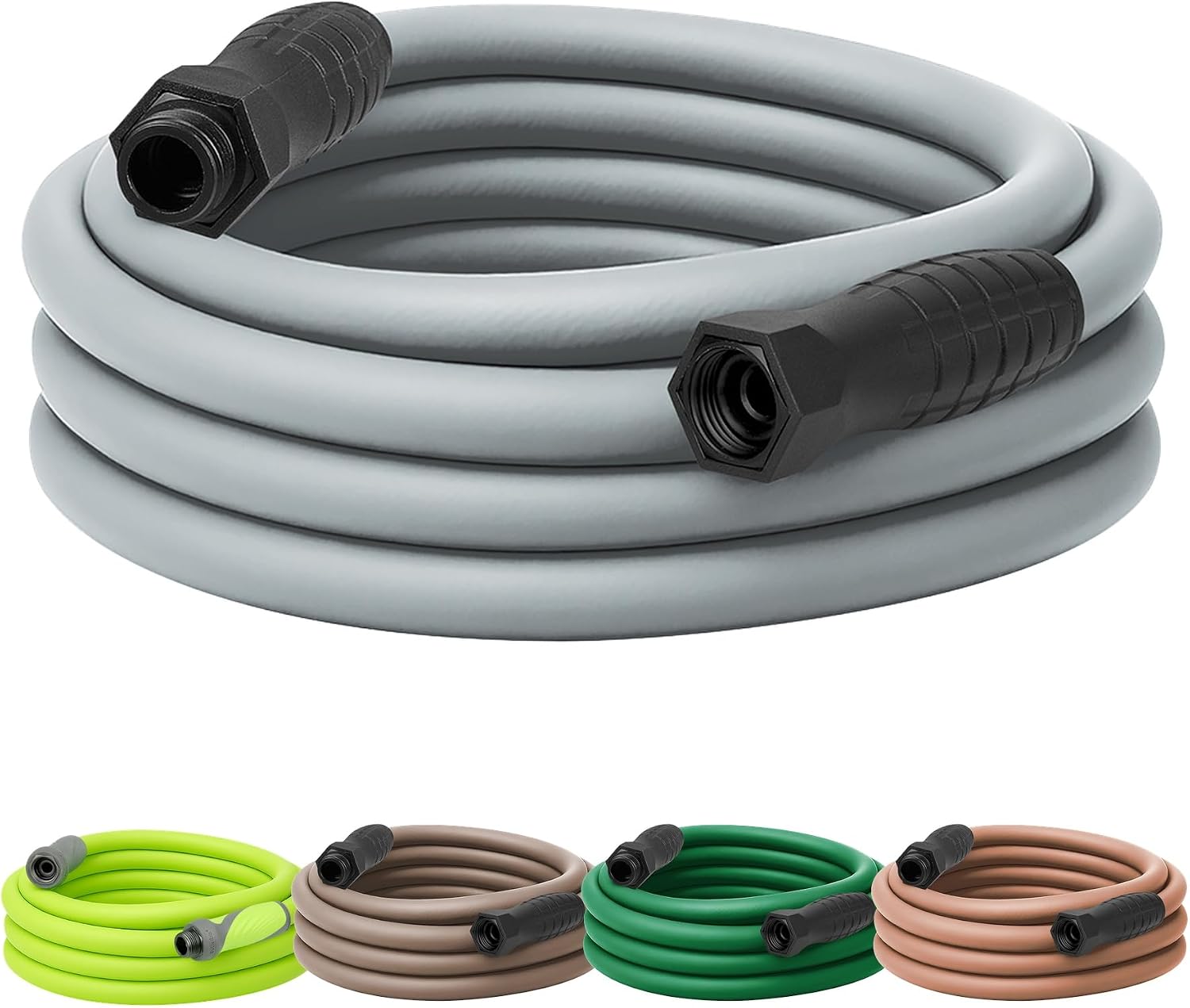 Flexzilla Garden Hose 5/8 in. x 50 ft., Lightweight All-Weather Water Hose, Durable and Flexible, Leak-Free Connections