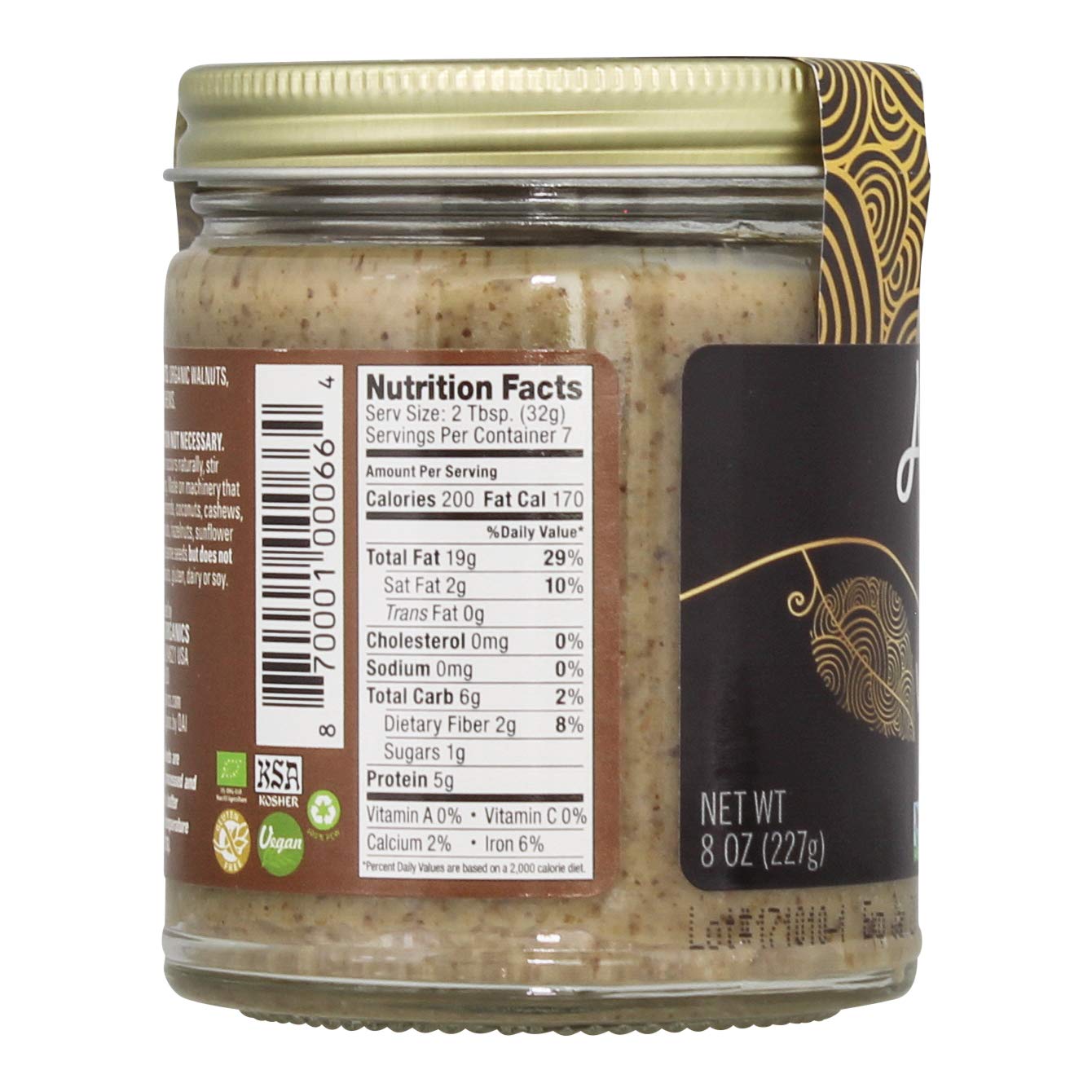 Artisana Organics Raw Tahini Sesame Seed Butter - Just One Ingredient, Unroasted, Vegan, Paleo and Keto Friendly, Non-GMO, 14oz Jar