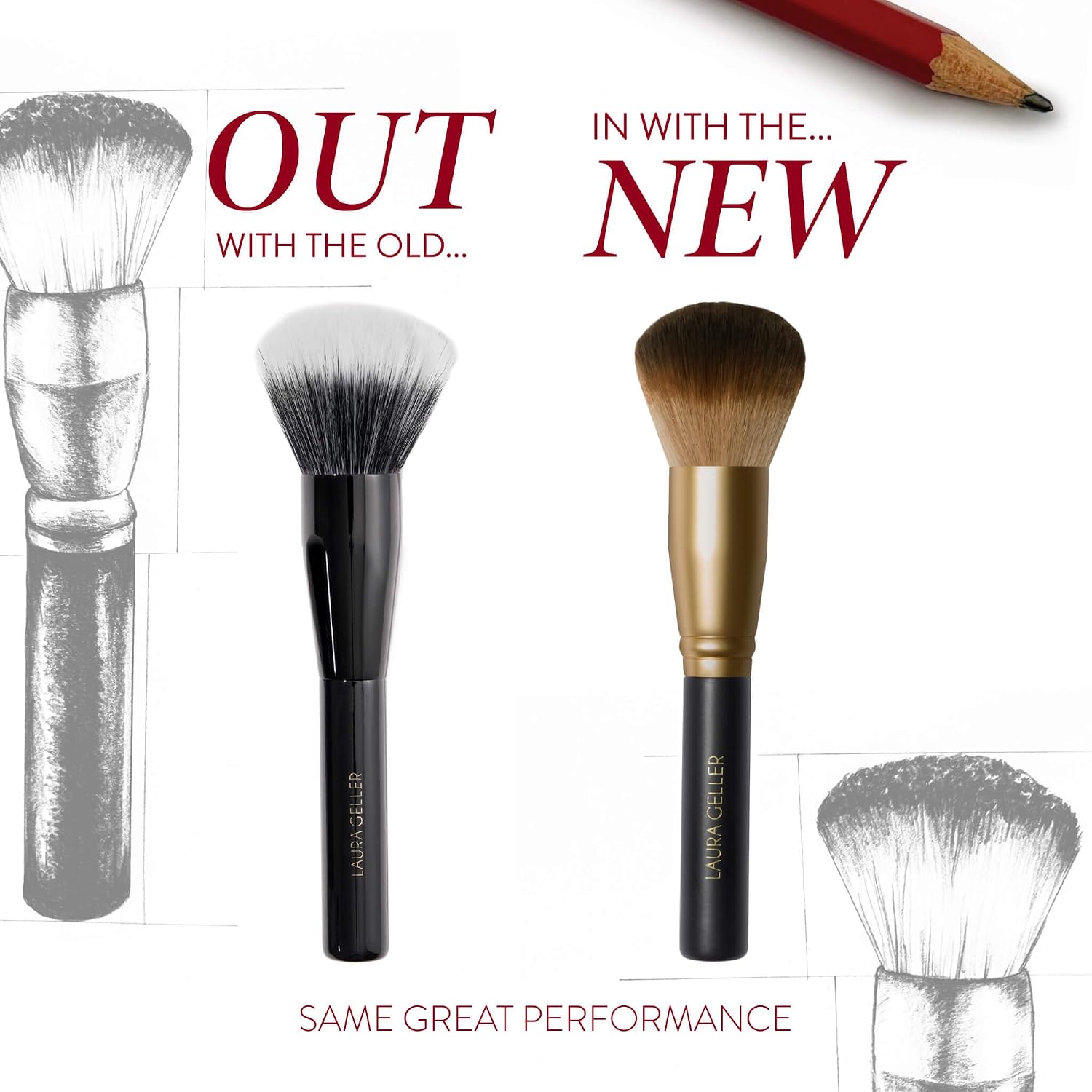 LAURA GELLER NEW YORK Makeup Brushes - Retractable Angled Kabuki Brush