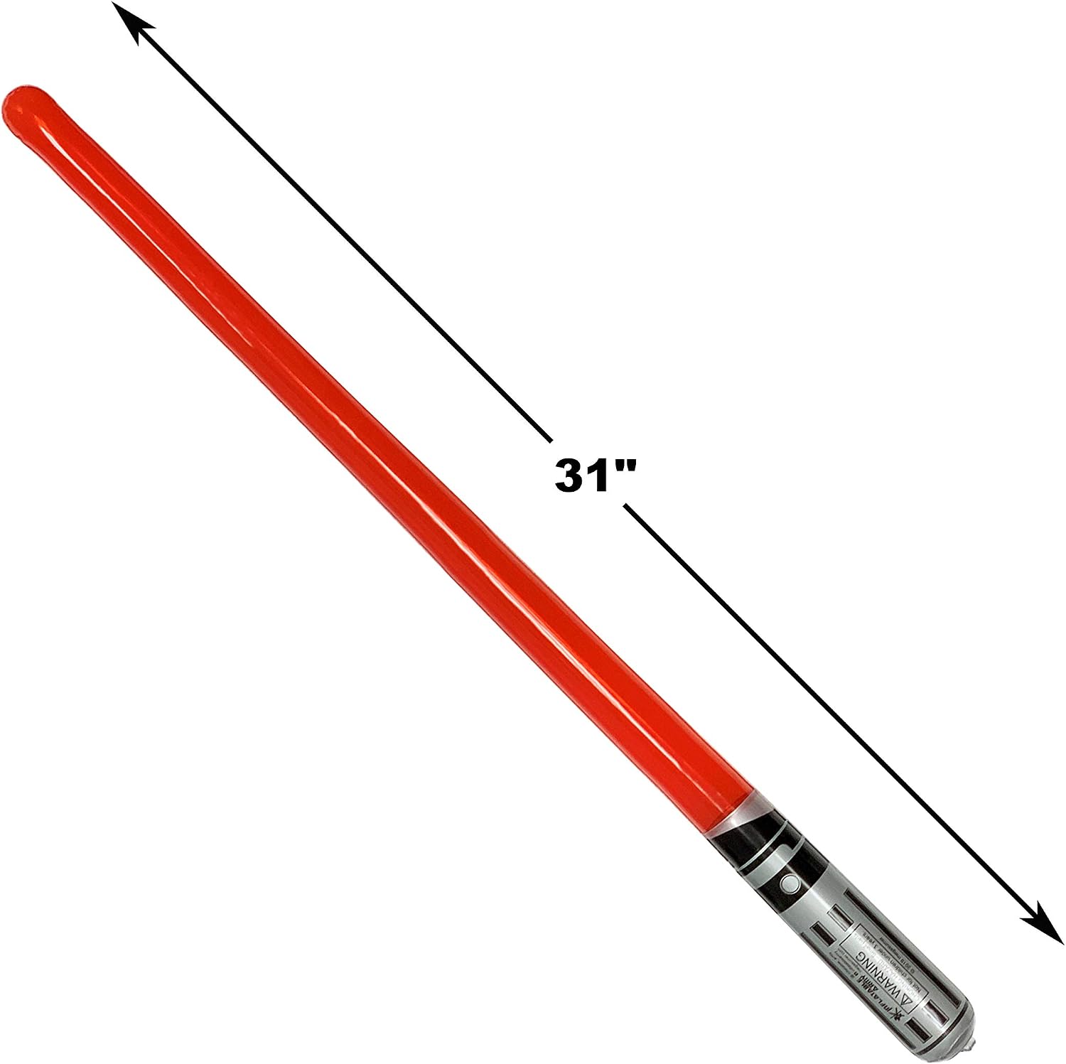Inflatable Army 12 Inflatable Light Saber Sword Toys - 4 Green, 4 Red 4 Blue Lightsabers - Party Favor, Halloween Costume, Treats