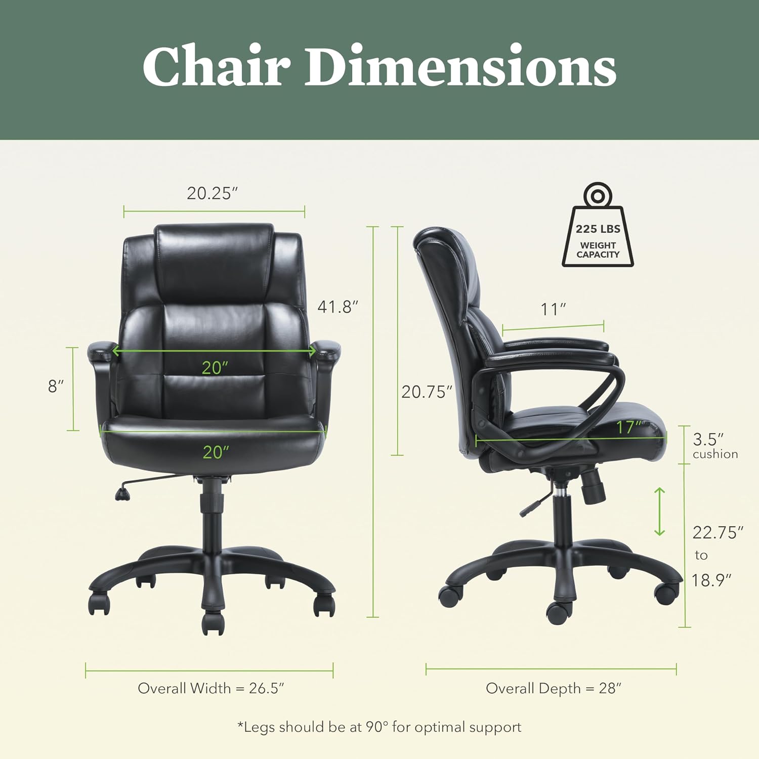 HON Sadie Big and Tall Ergonomic Office Chair, Heavy Duty Desk Chair, Black | Big and tall ergonomic office desk chair for desk work, lumbar support, adjustable arms, mesh comfort, 350 lb capacity