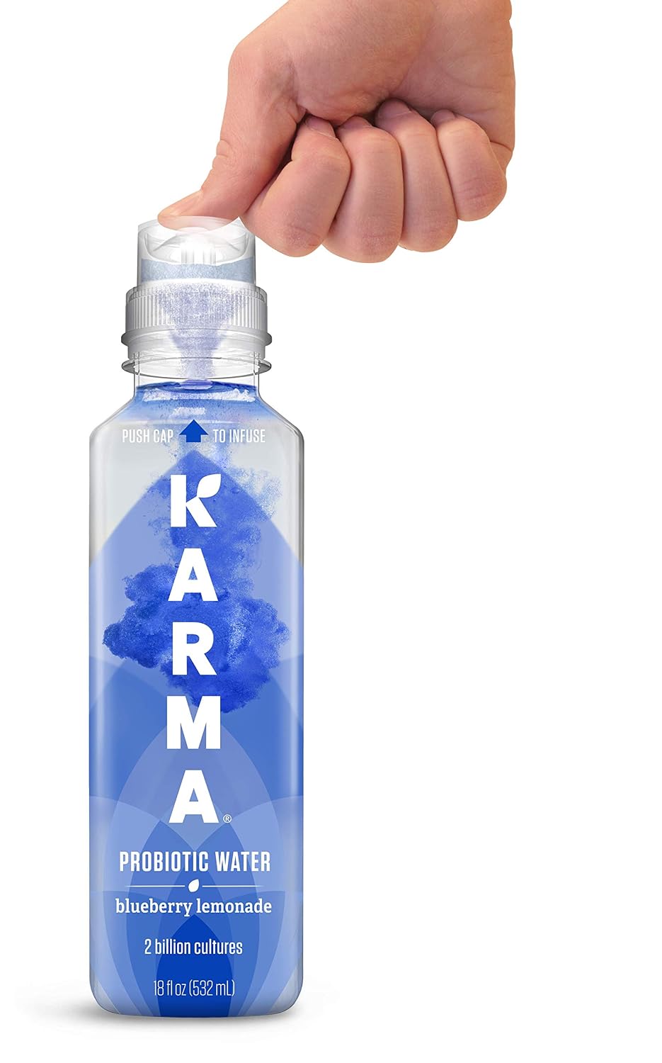 Karma Probiotic Water - 12 Pack, Berry Cherry Drink - Immune & Gut Health Support