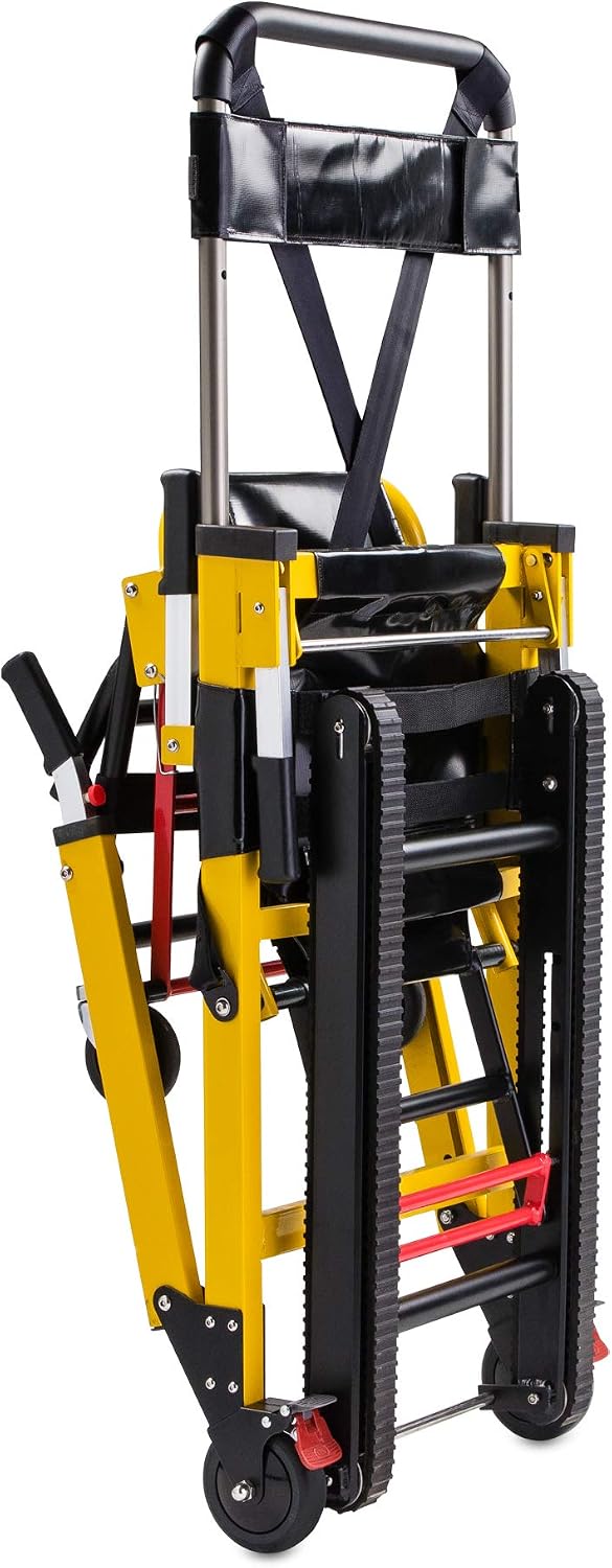 LINE2design Mobility Chair - Mobile Chair 70007-Y, Premium Emergency Transport Manual Track Solutions - Load Capacity: 400 lb. Yellow.
